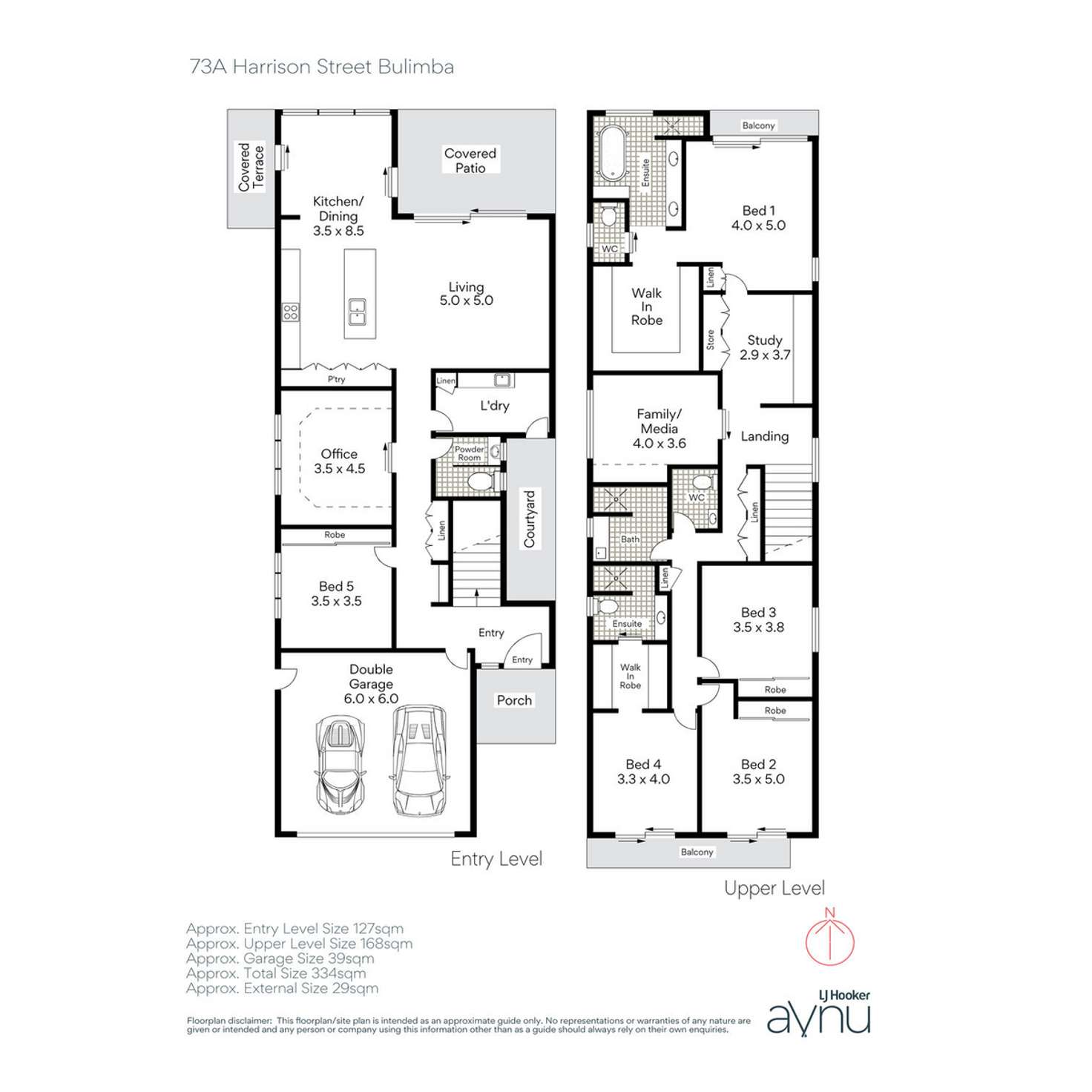 Floorplan of Homely house listing, 73A Harrison Street, Bulimba QLD 4171