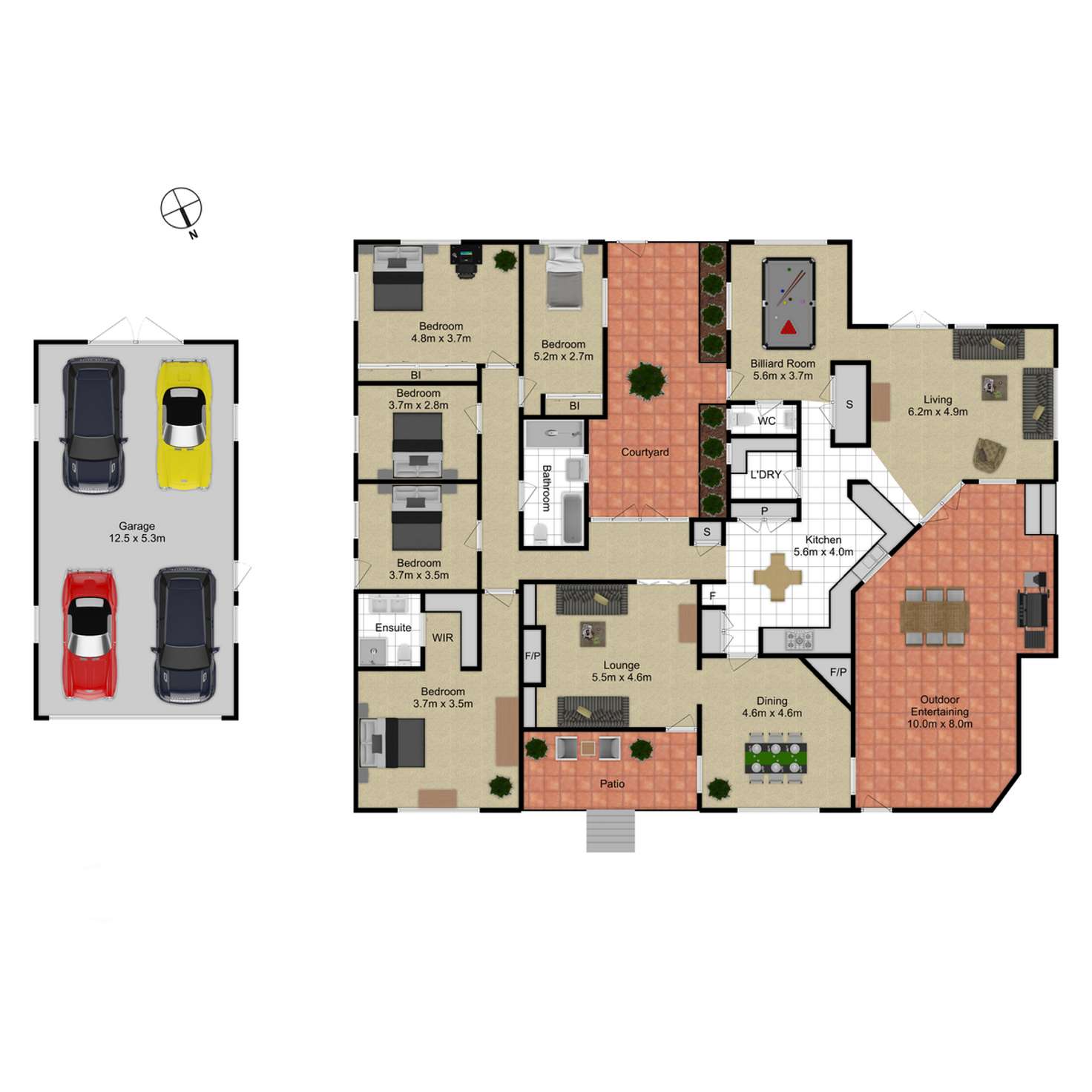 Floorplan of Homely house listing, 51 Endeavour Street, Red Hill ACT 2603