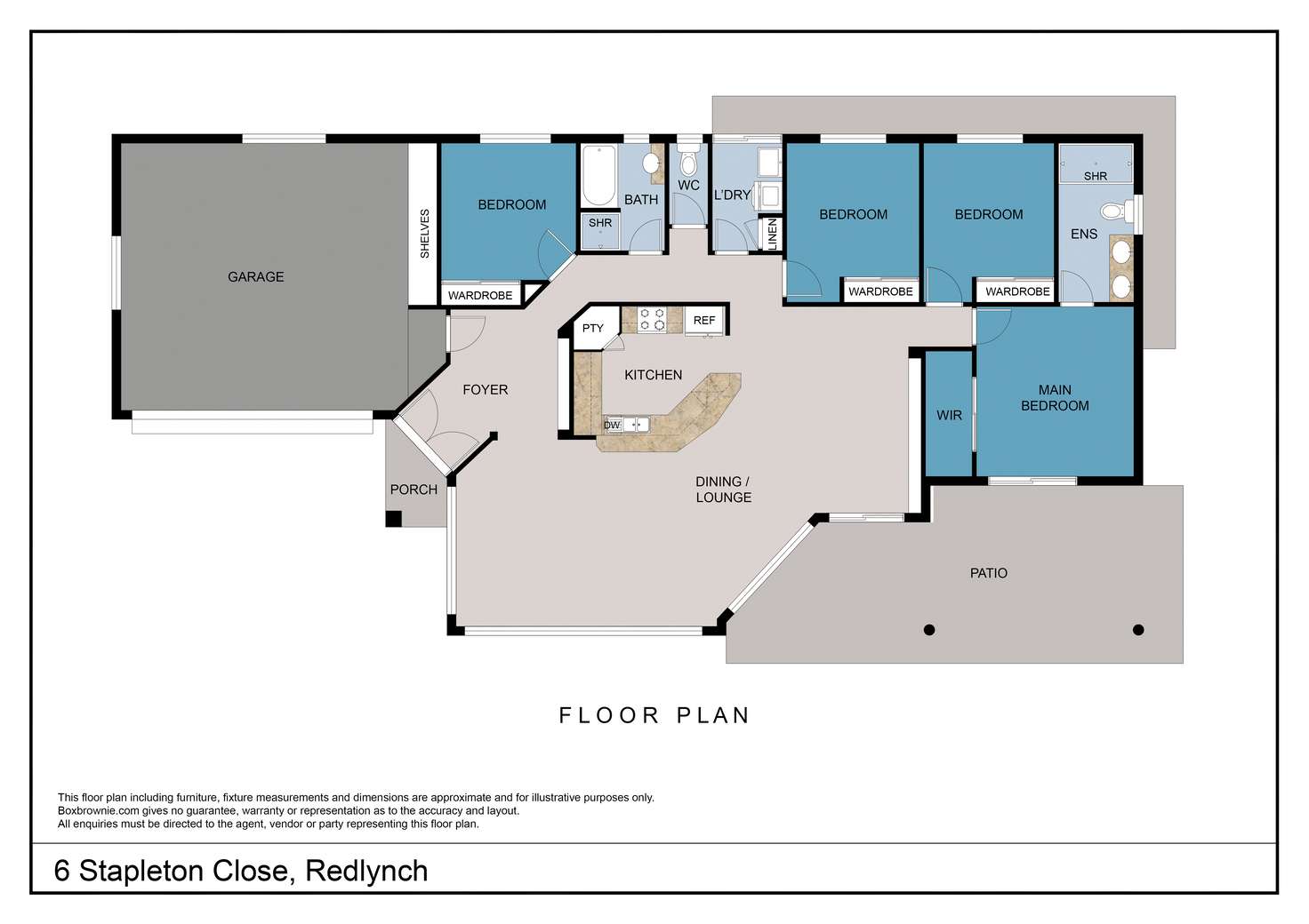 Floorplan of Homely house listing, 6 Stapleton Close, Redlynch QLD 4870