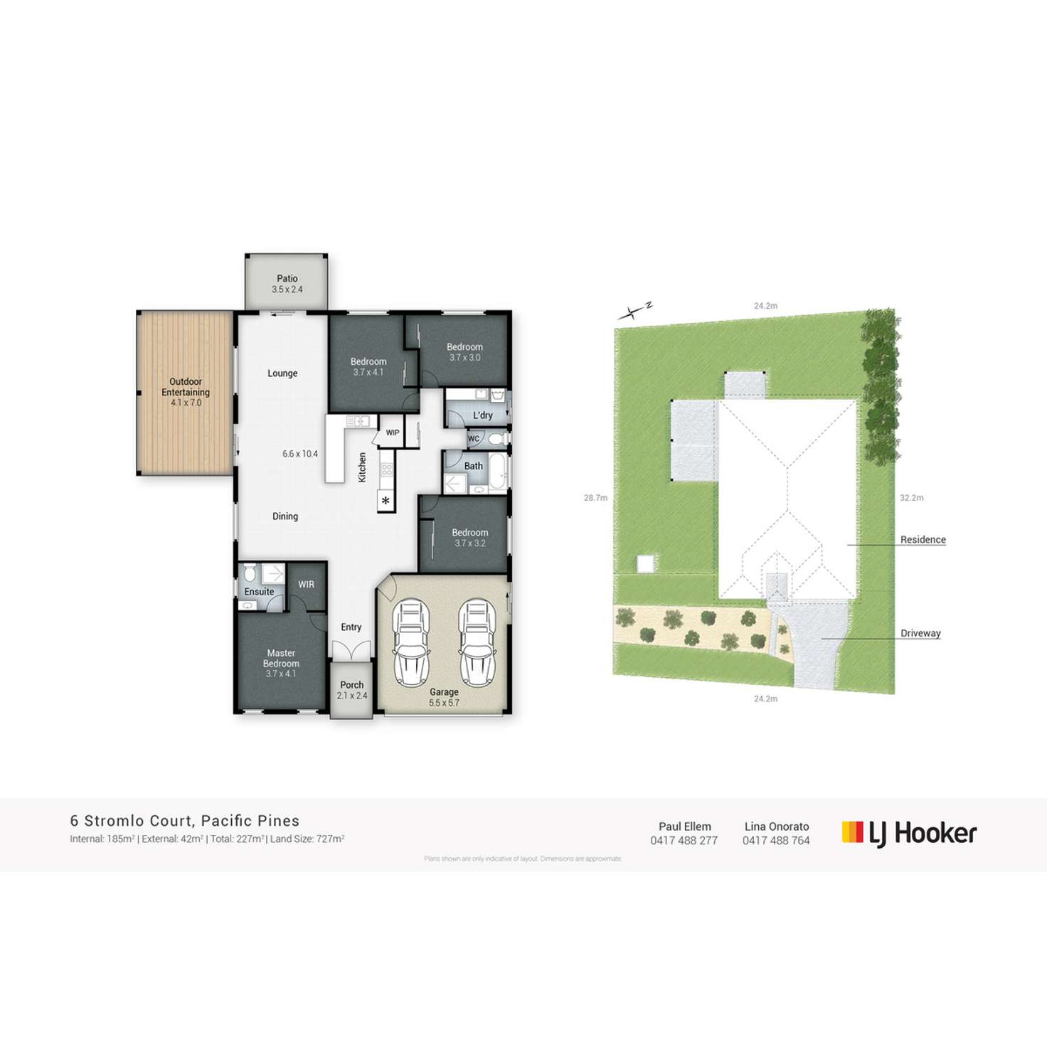 Floorplan of Homely house listing, 6 Stromlo Court, Pacific Pines QLD 4211