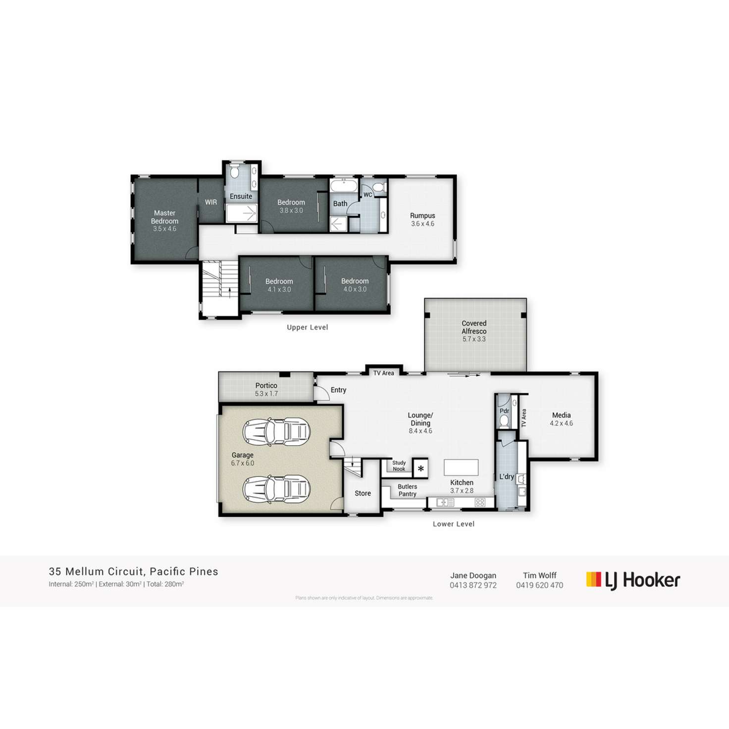 Floorplan of Homely house listing, 35 Mellum Circuit, Pacific Pines QLD 4211