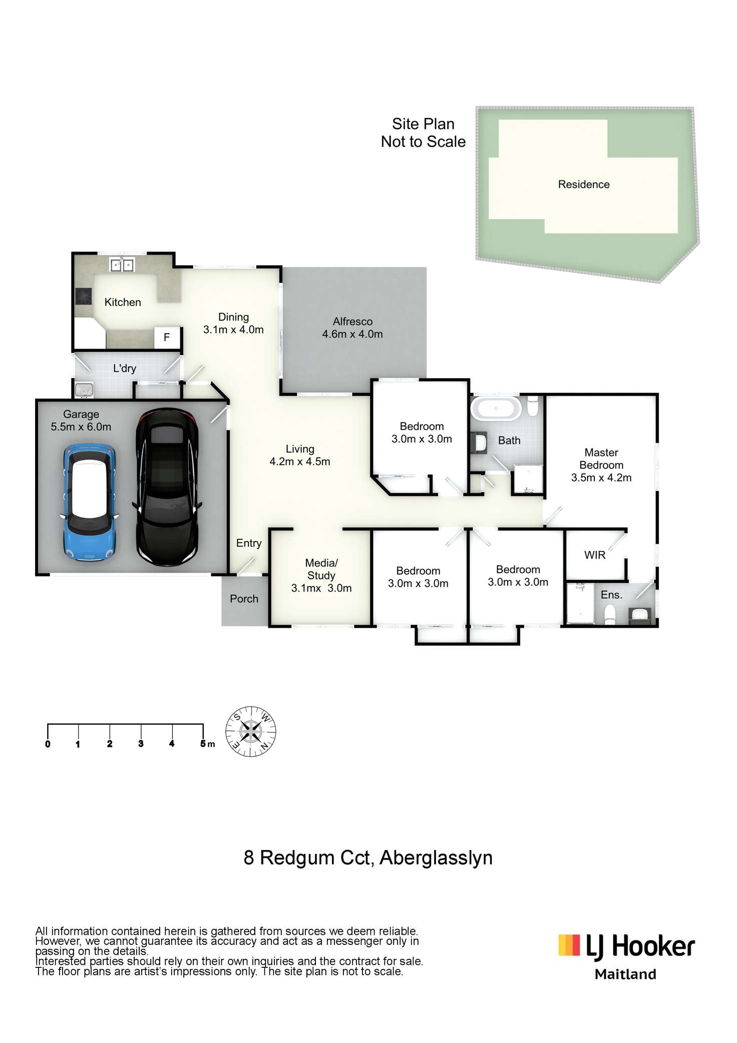 Floorplan of Homely house listing, 8 Redgum Circuit, Aberglasslyn NSW 2320