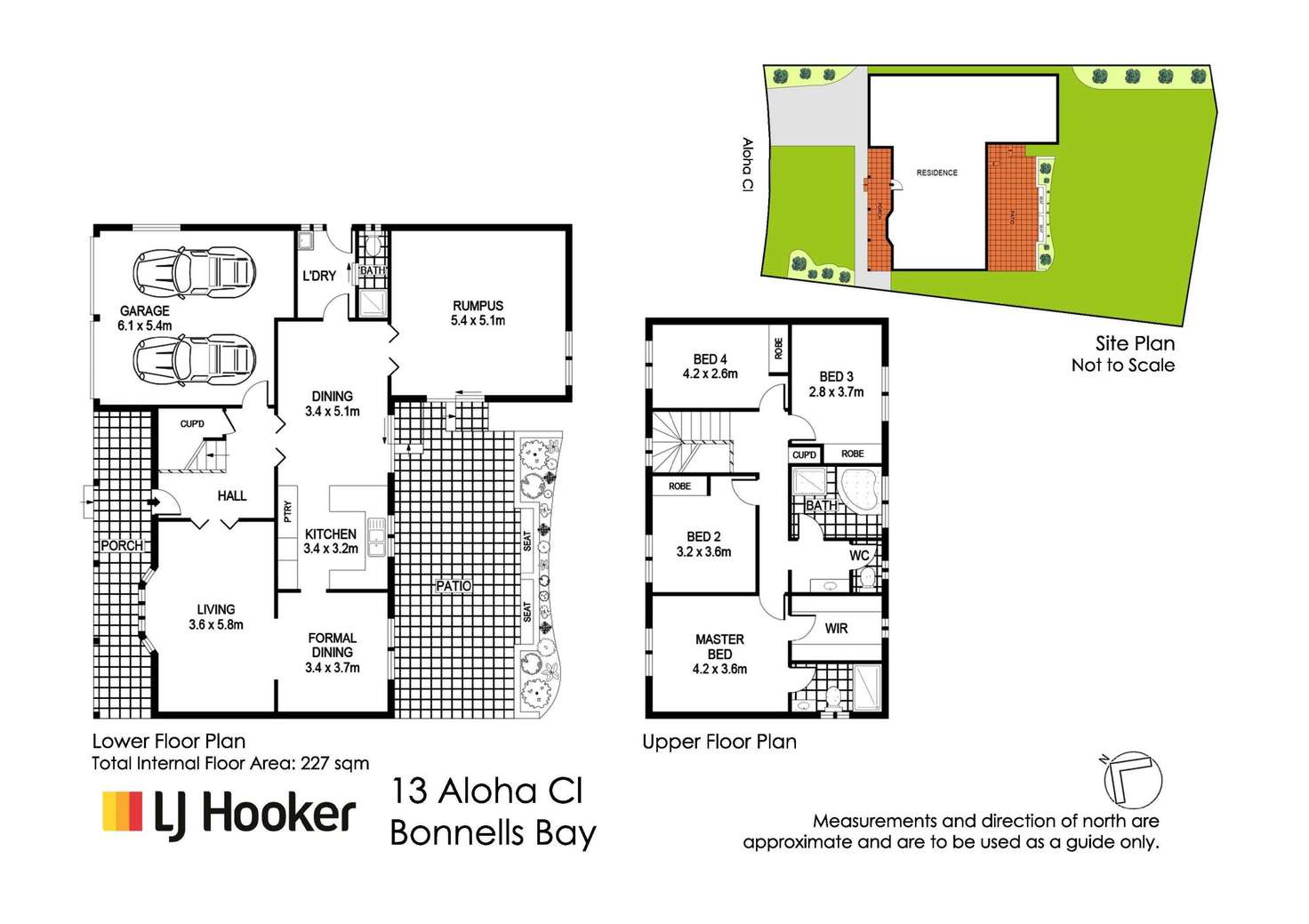 Floorplan of Homely house listing, 13 Aloha Close, Bonnells Bay NSW 2264