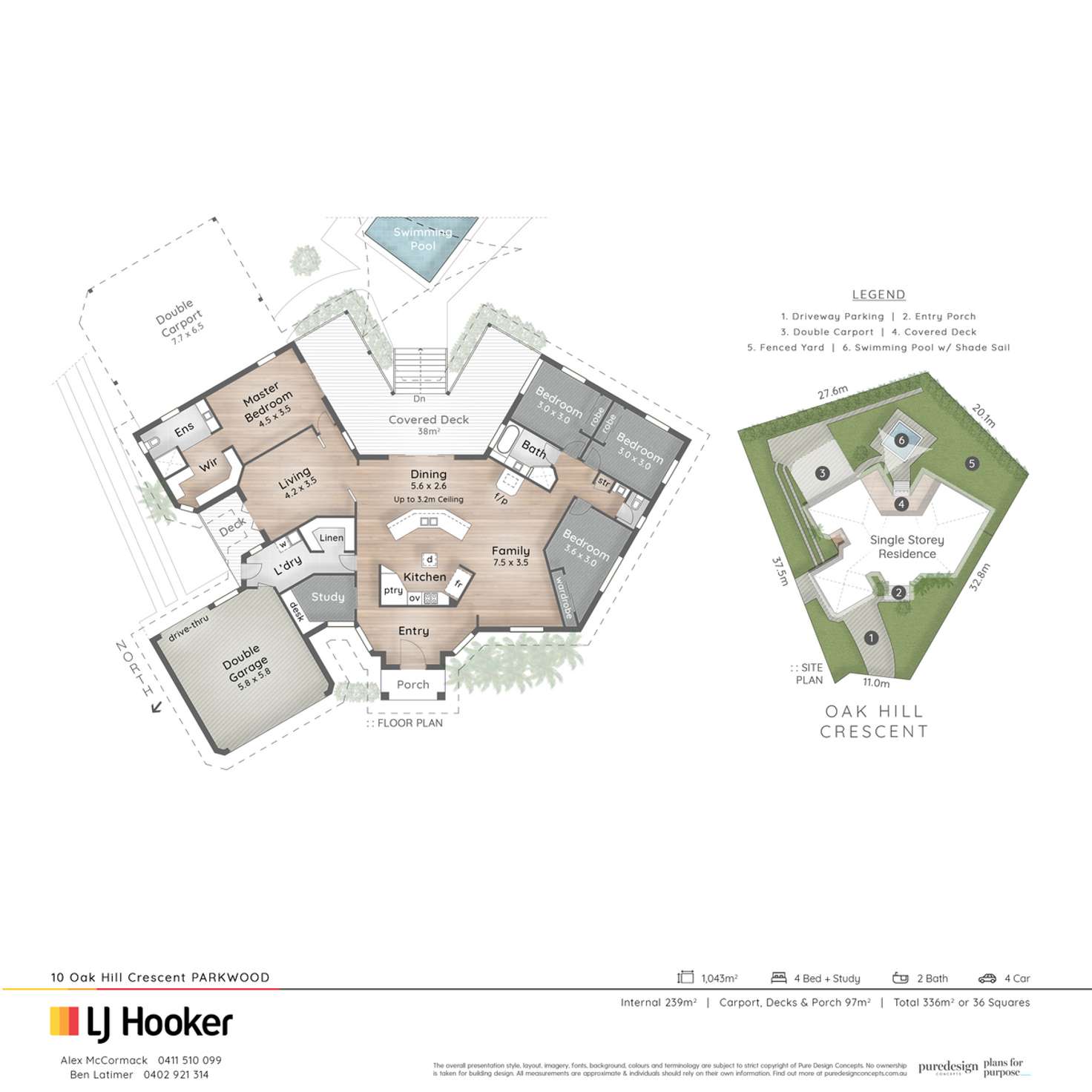 Floorplan of Homely house listing, 10 Oak Hill Crescent, Parkwood QLD 4214