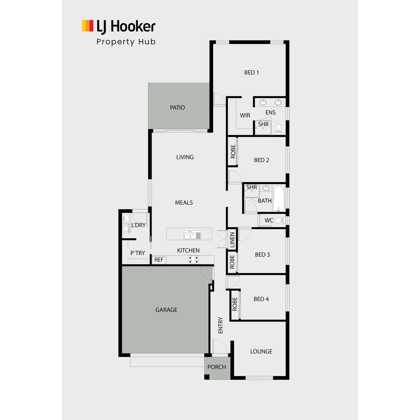 Floorplan of Homely house listing, 6 Gordon Street, Ormeau Hills QLD 4208