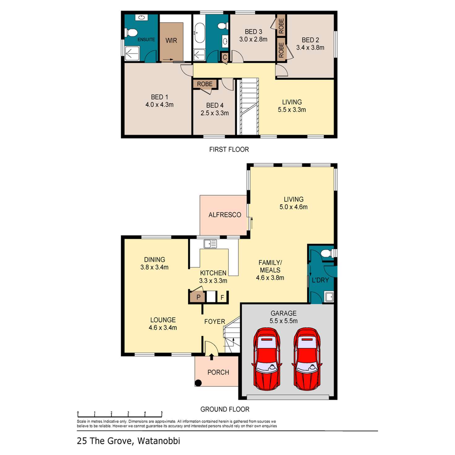 Floorplan of Homely house listing, 25 The Grove, Watanobbi NSW 2259