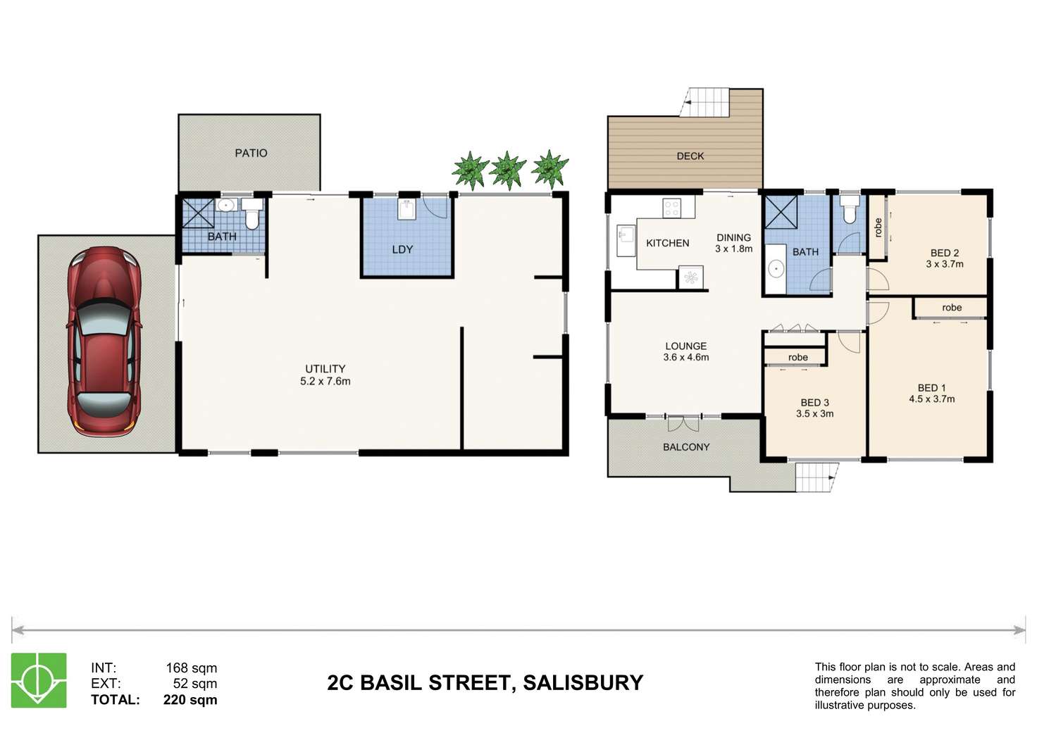 Floorplan of Homely house listing, 2C Basil Street, Salisbury QLD 4107