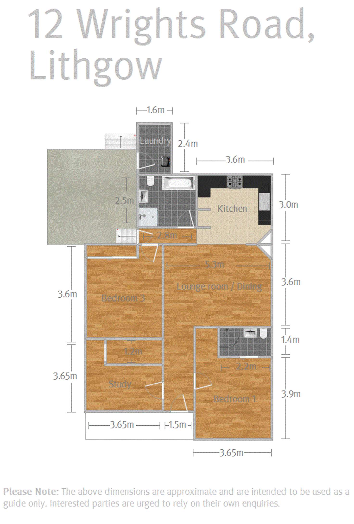 Floorplan of Homely house listing, 12 Wrights Road, Lithgow NSW 2790