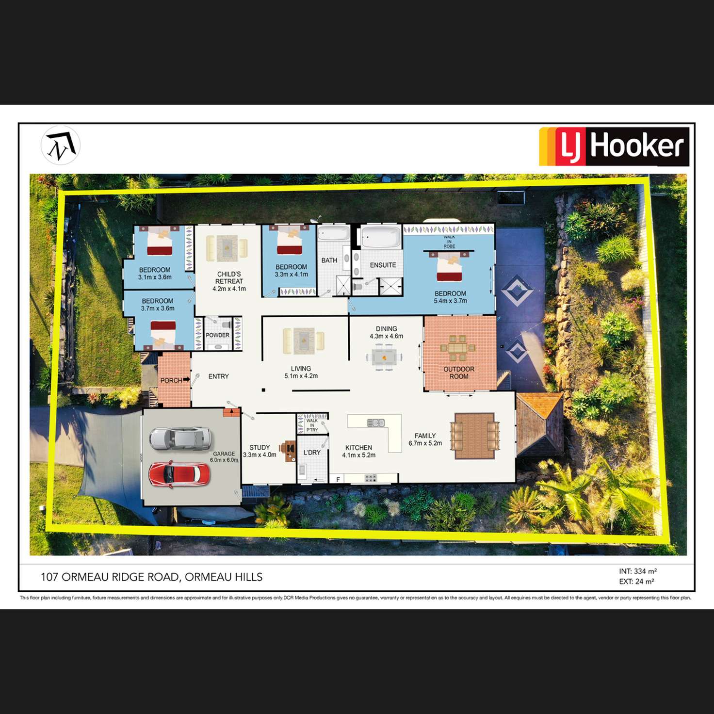 Floorplan of Homely house listing, 107 Ormeau Ridge Road, Ormeau Hills QLD 4208