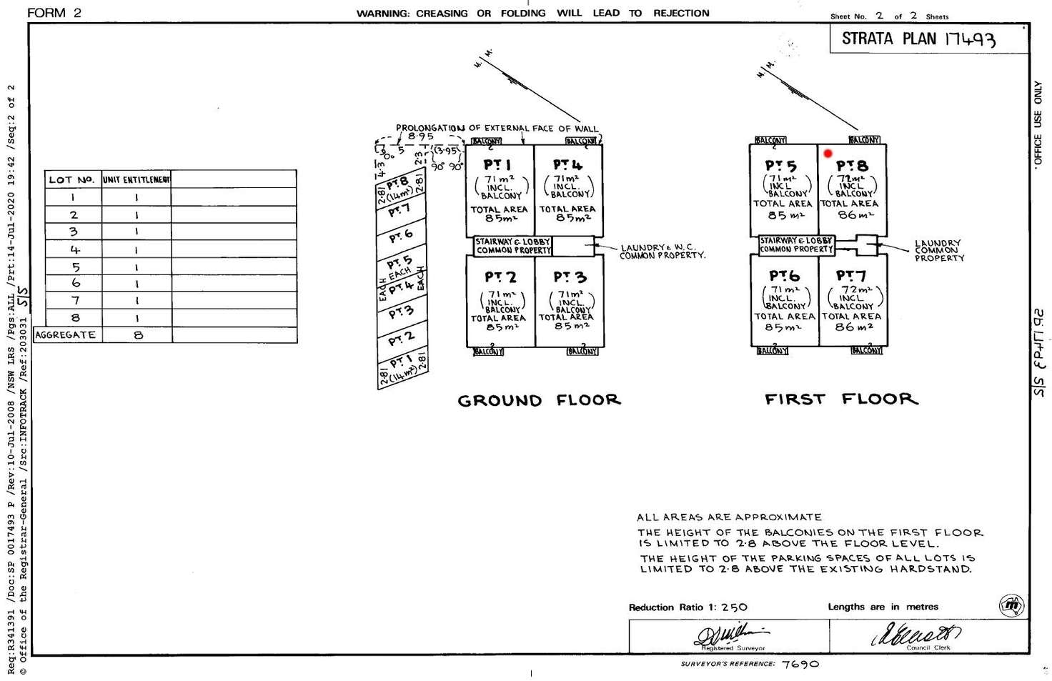 Floorplan of Homely unit listing, 8/3 Ronald Street, Carramar NSW 2163