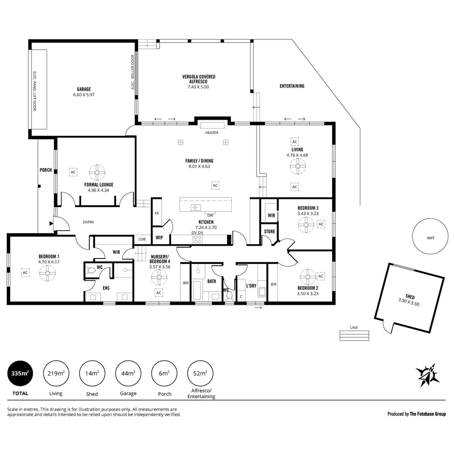 Floorplan of Homely house listing, 22 Fisher Crescent, Craigburn Farm SA 5051