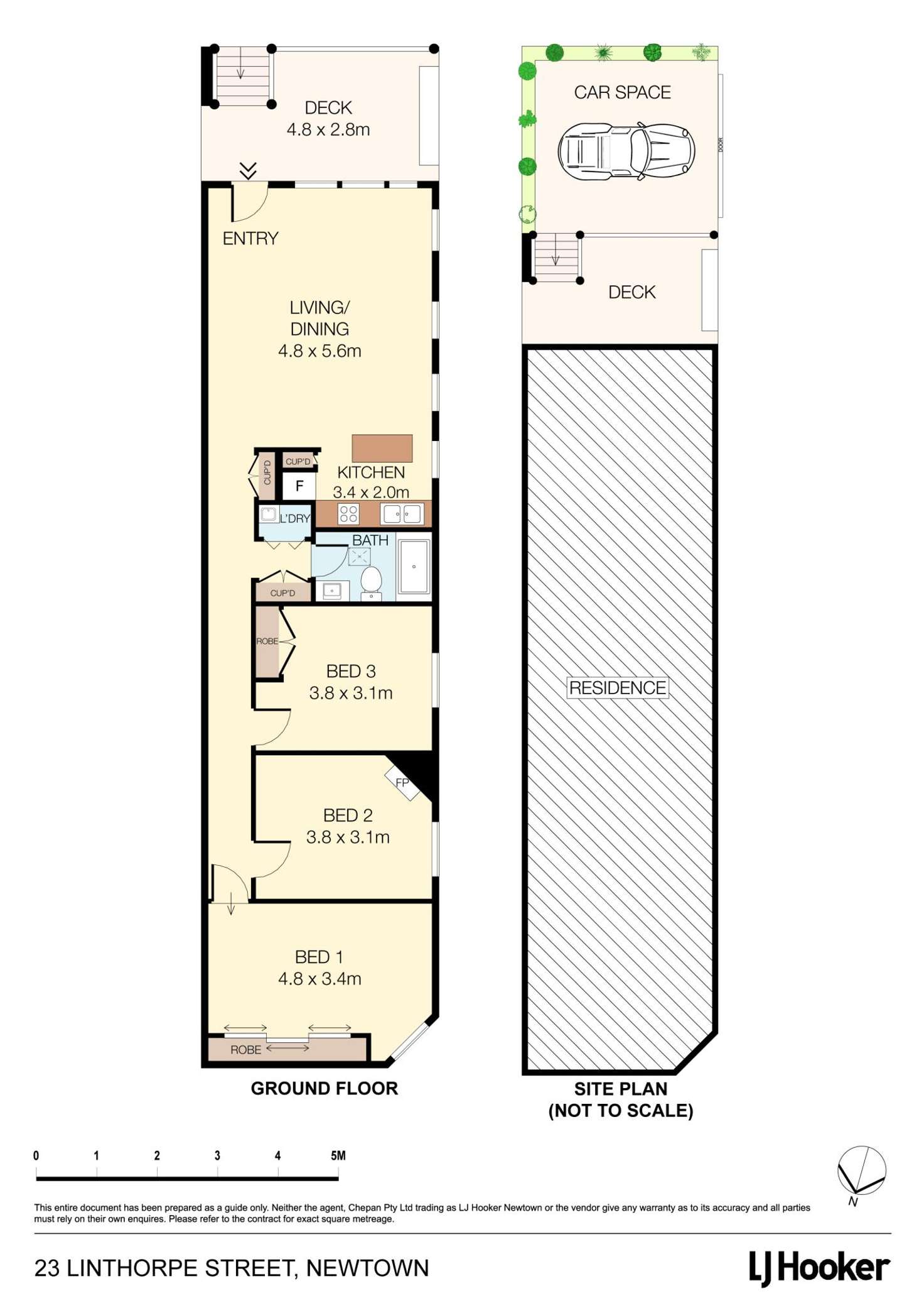 Floorplan of Homely house listing, 23 Linthorpe Street, Newtown NSW 2042