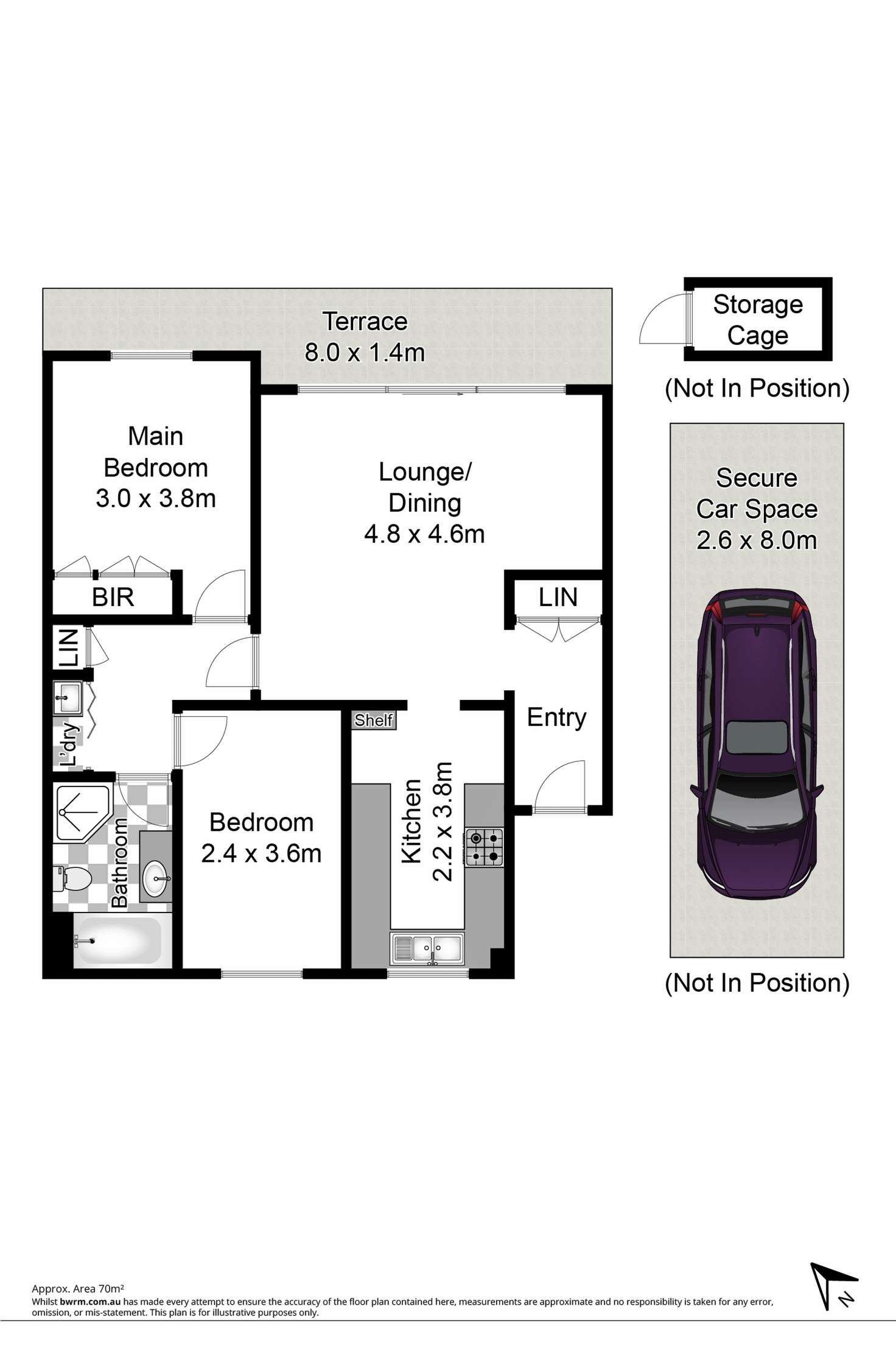Floorplan of Homely unit listing, 11/120 Burns Bay Road, Lane Cove NSW 2066