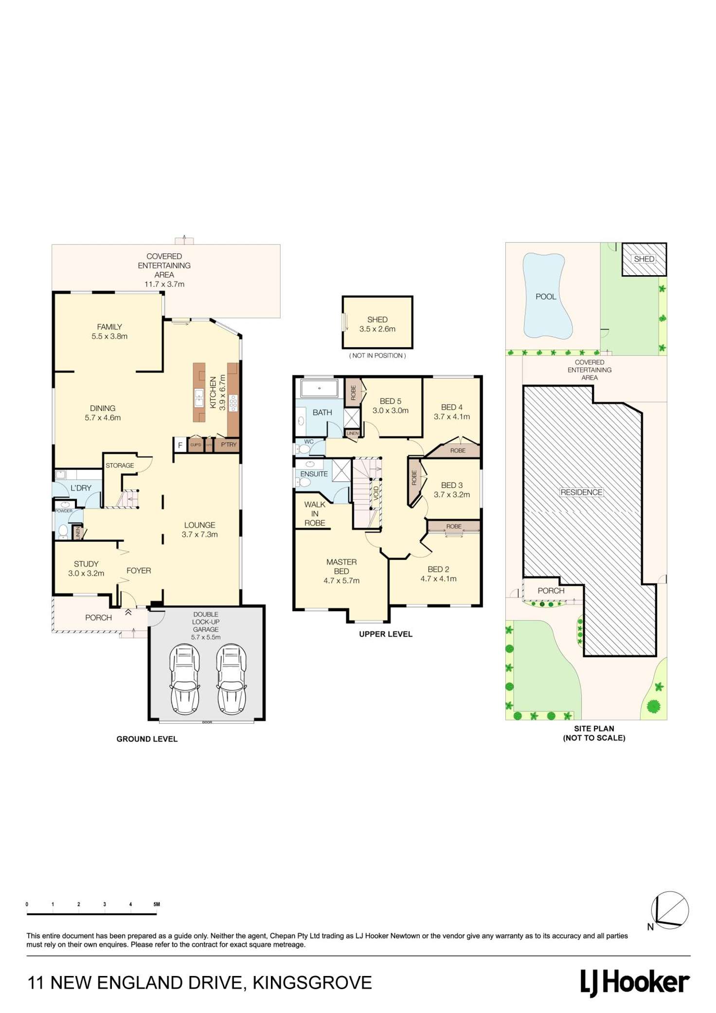 Floorplan of Homely house listing, 11 New England Drive, Kingsgrove NSW 2208