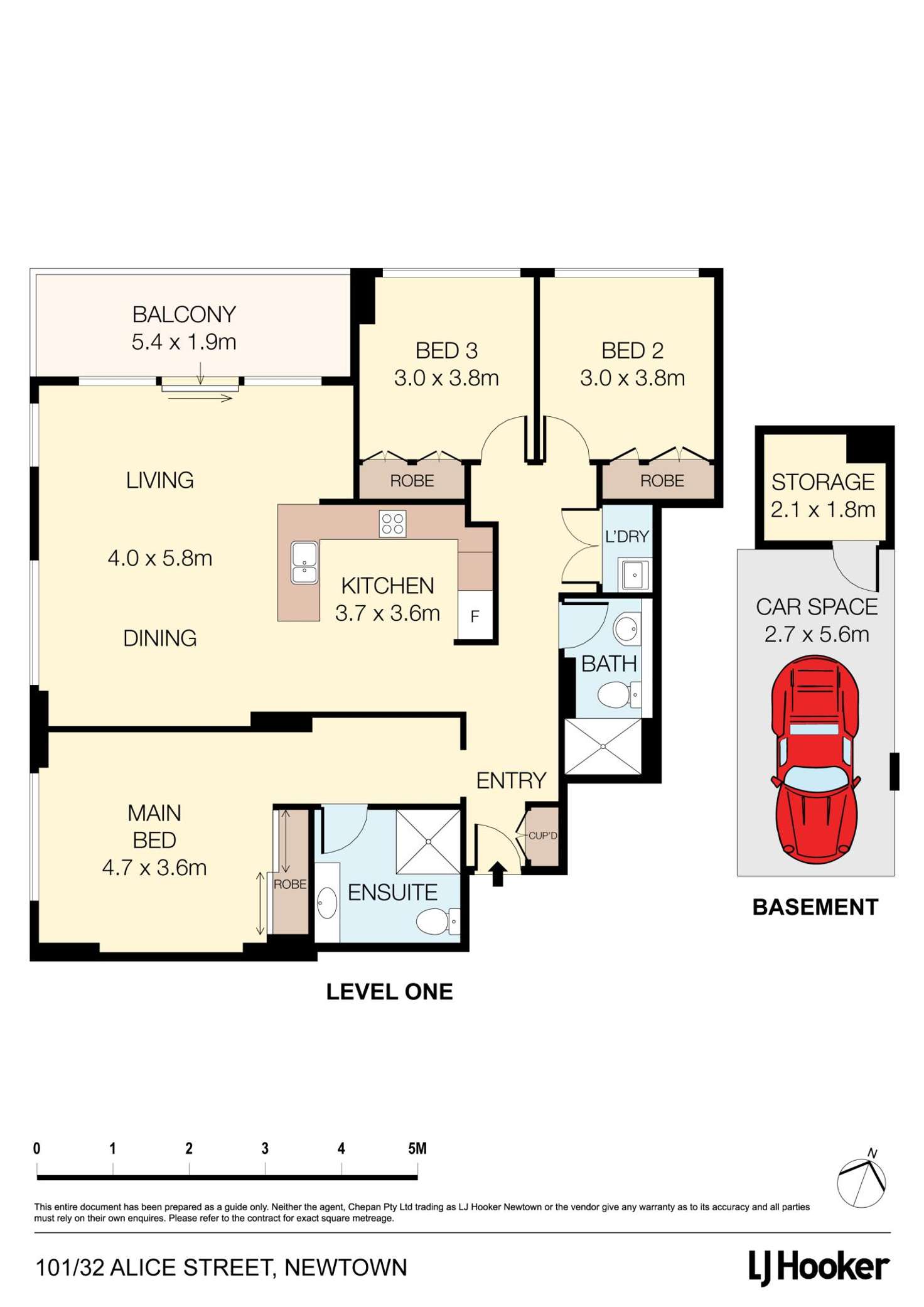 Floorplan of Homely apartment listing, 101/32 Alice Street, Newtown NSW 2042