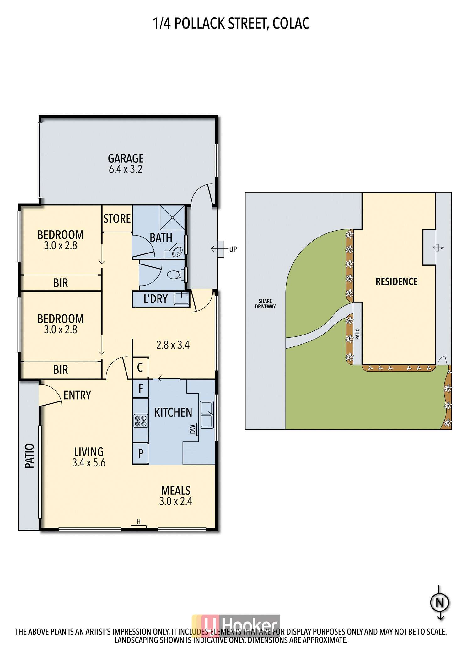 Floorplan of Homely unit listing, Unit 1/4 Pollack Street, Colac VIC 3250