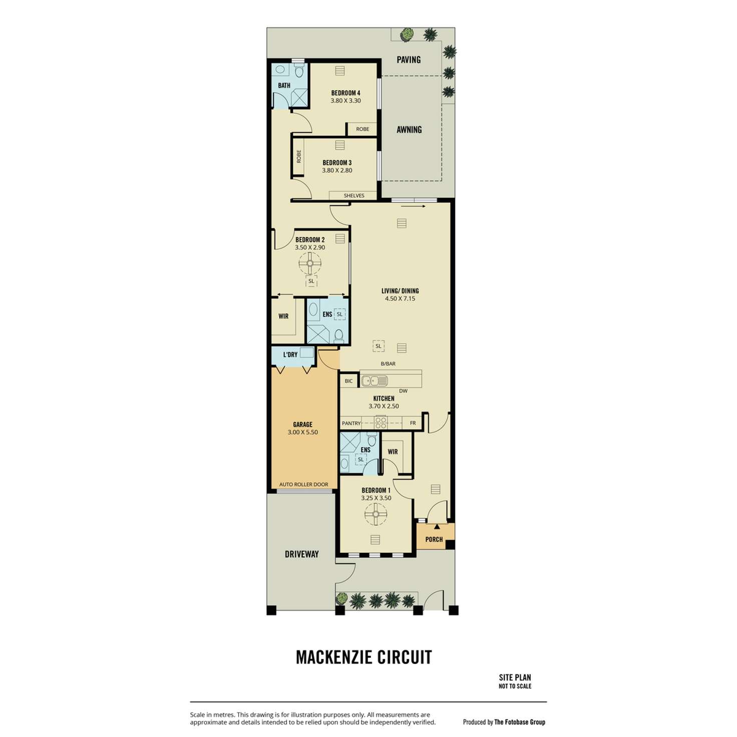 Floorplan of Homely house listing, 18 Mackenzie Circuit, Mawson Lakes SA 5095
