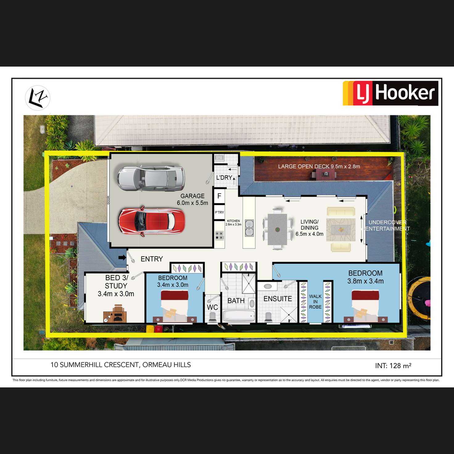 Floorplan of Homely house listing, 10 Summerhill Crescent, Ormeau Hills QLD 4208