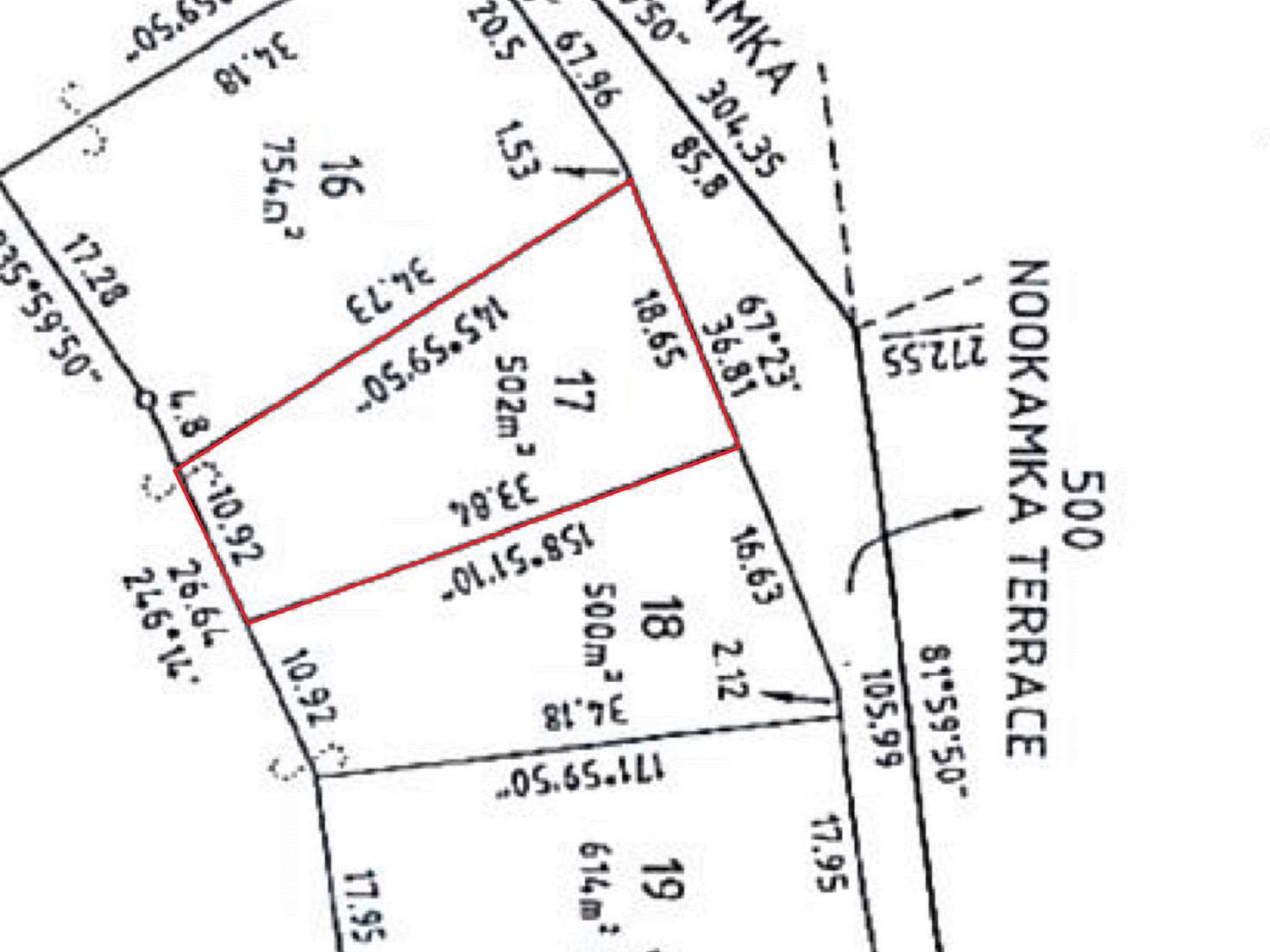 Floorplan of Homely residentialLand listing, 198 Nookamka Terrace, Barmera SA 5345