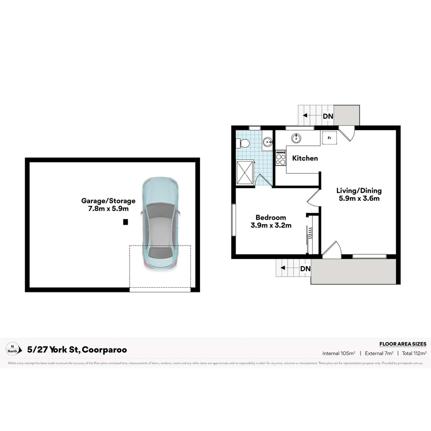 Floorplan of Homely unit listing, 5/27 York Street, Coorparoo QLD 4151