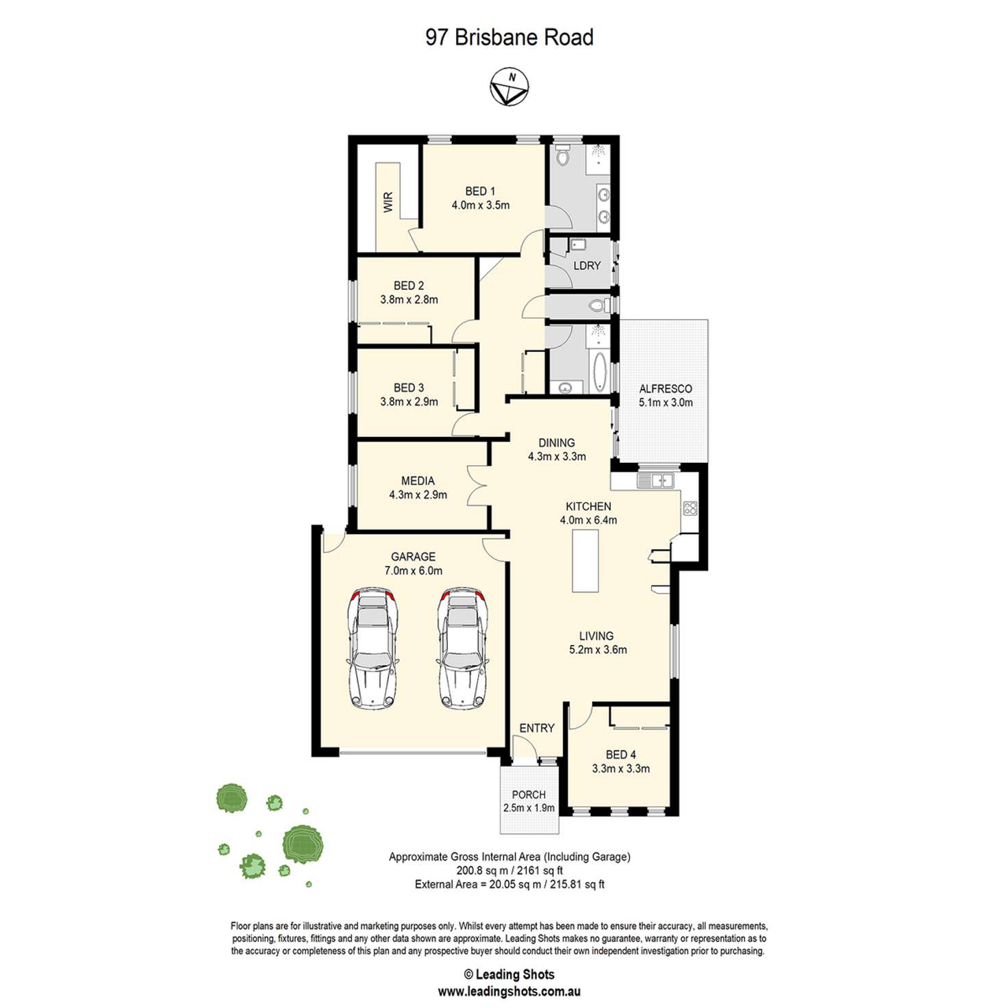 Floorplan of Homely house listing, 97 Brisbane Road, Warner QLD 4500