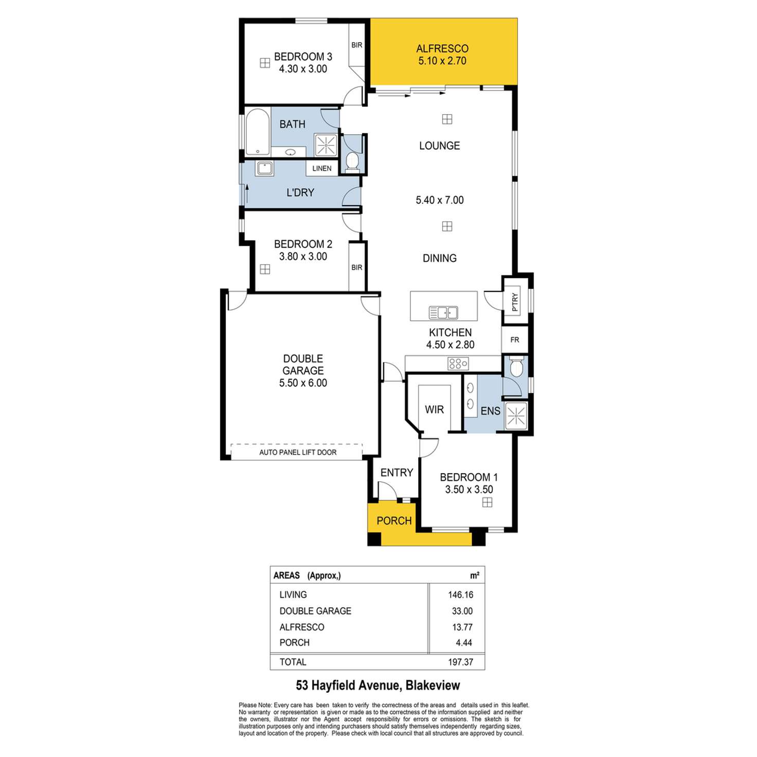 Floorplan of Homely house listing, 53 Hayfield Avenue, Blakeview SA 5114