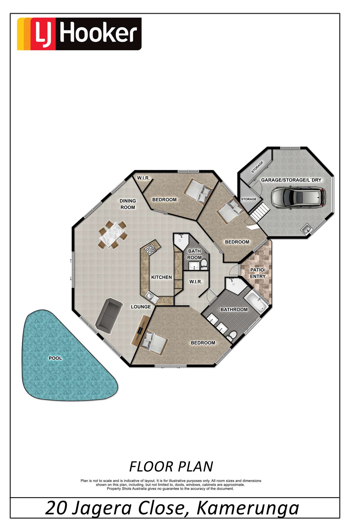 Floorplan of Homely house listing, 20 Jagera Close, Kamerunga QLD 4870