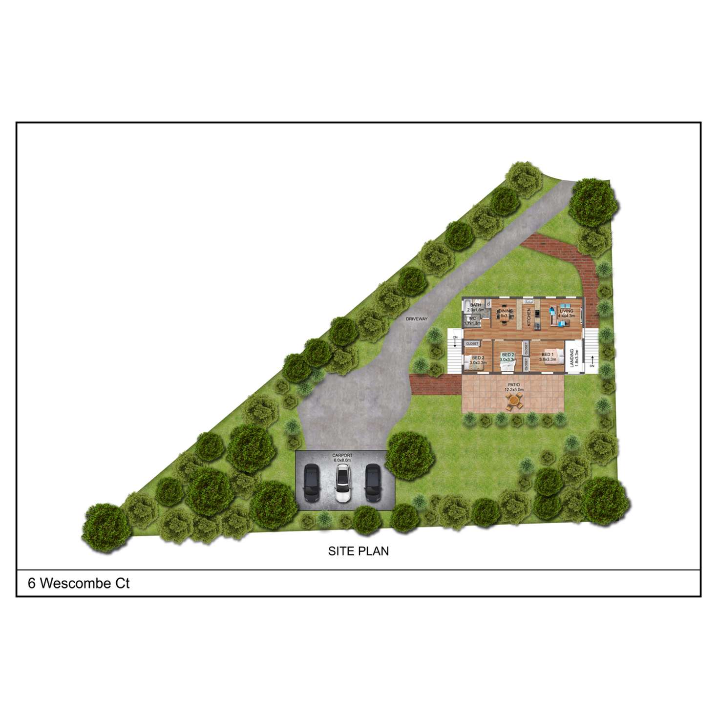 Floorplan of Homely house listing, 6 Wescombe Court, Malak NT 812