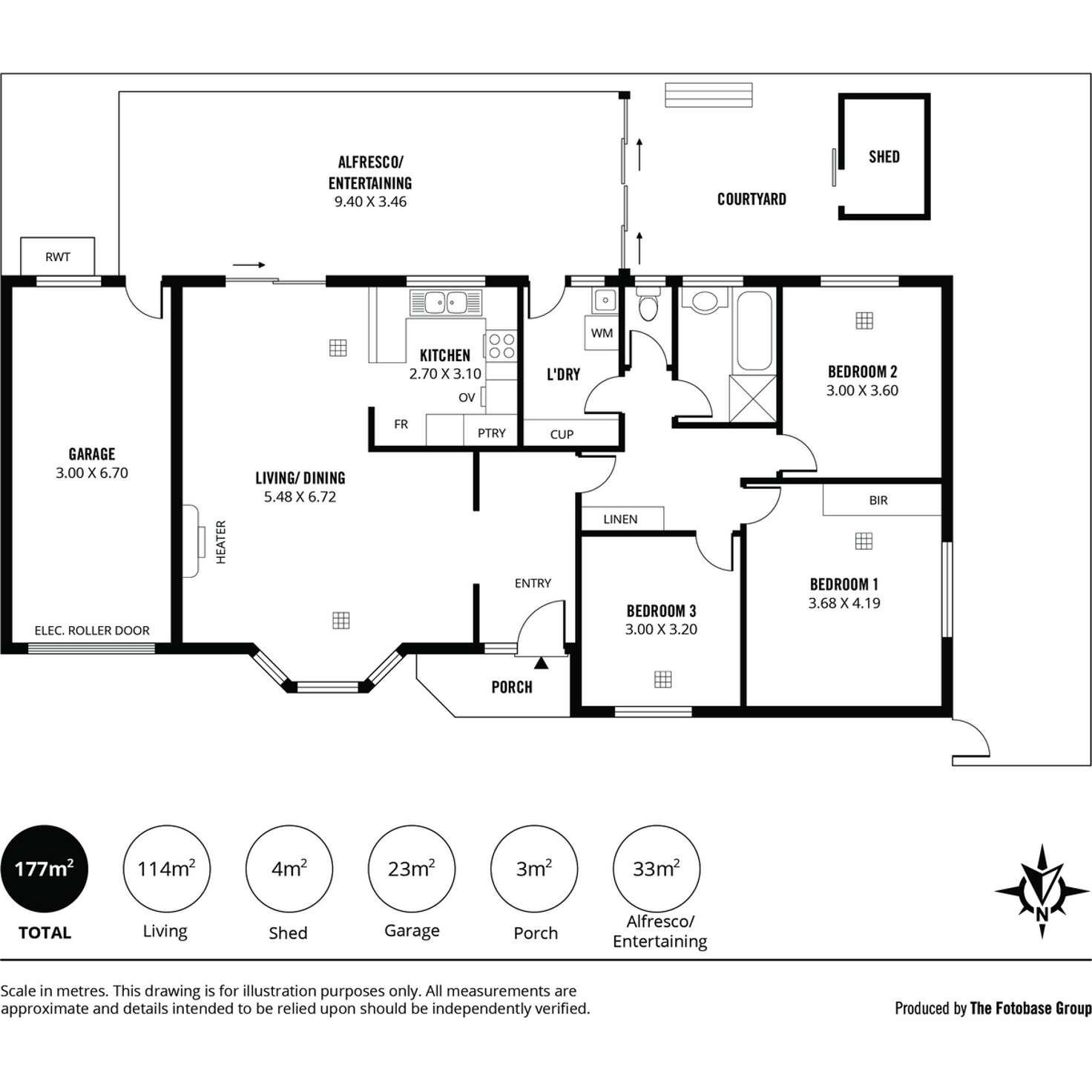 Floorplan of Homely unit listing, 5/58-60 Luhrs Road, Payneham South SA 5070