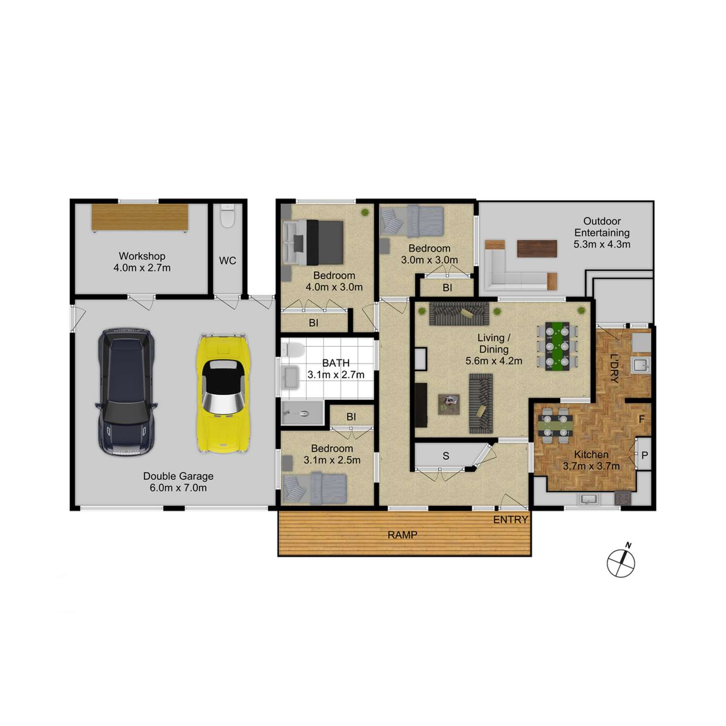 Floorplan of Homely house listing, 15 Bell Street, Griffith ACT 2603