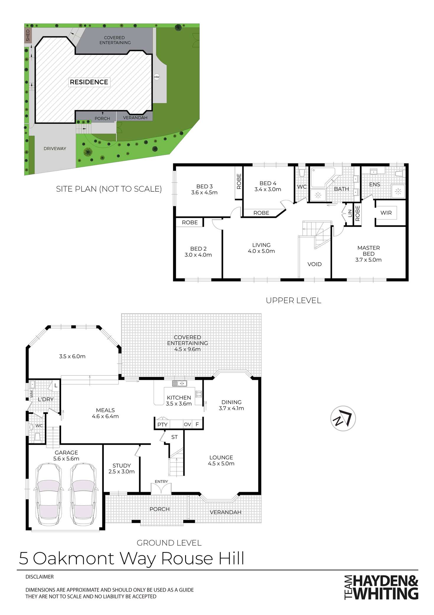 Floorplan of Homely house listing, 5 Oakmont Way, Rouse Hill NSW 2155