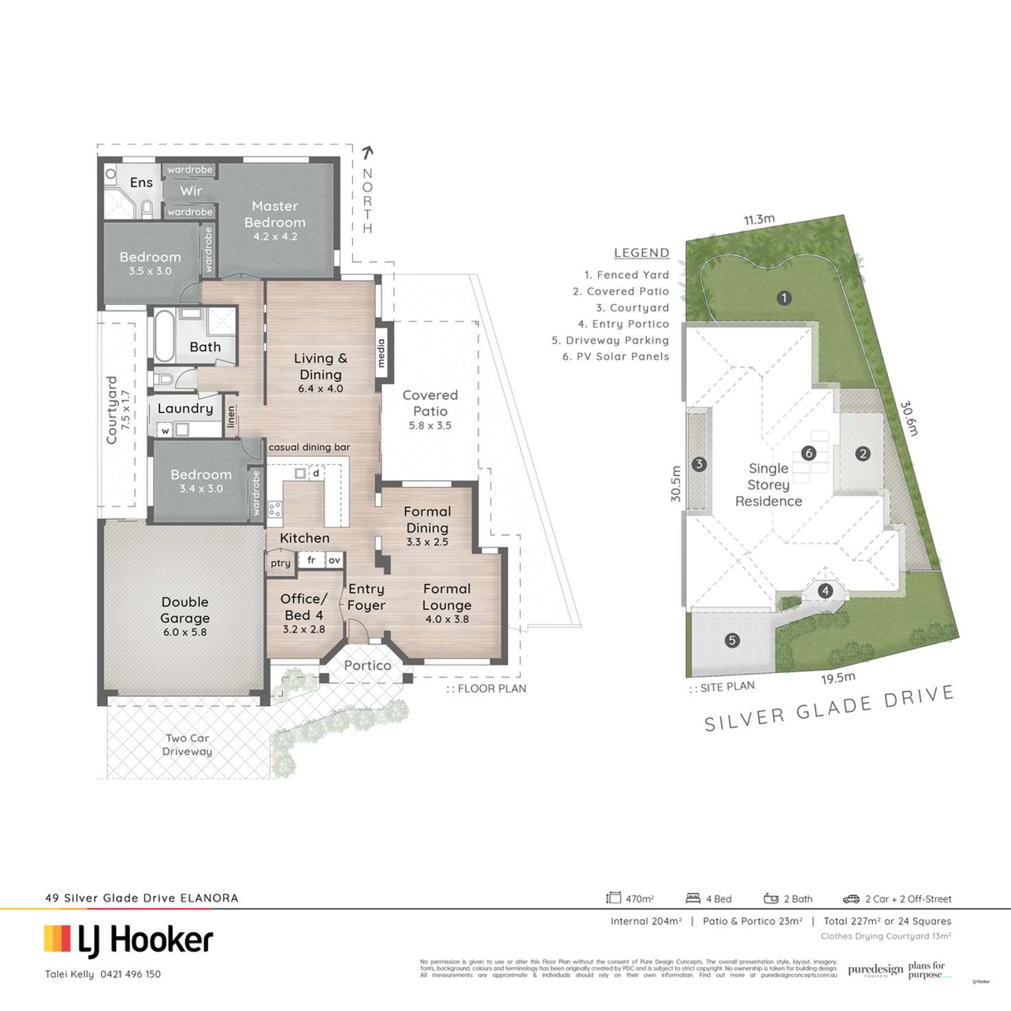 Floorplan of Homely house listing, 49 Silver Glade Drive, Elanora QLD 4221