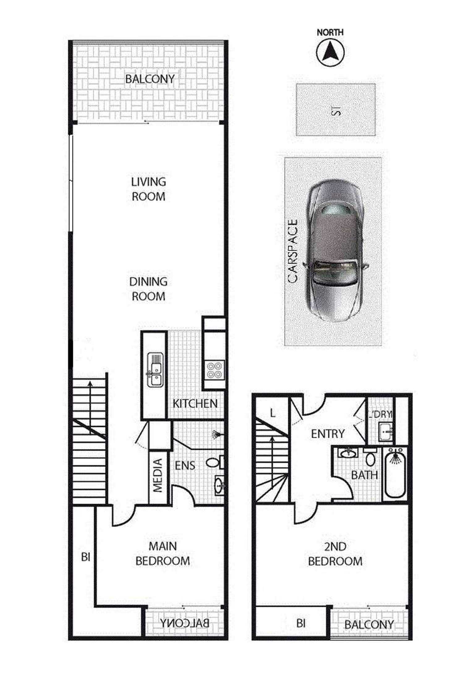 Floorplan of Homely apartment listing, 205/3 Jean Wailes Avenue, Rhodes NSW 2138