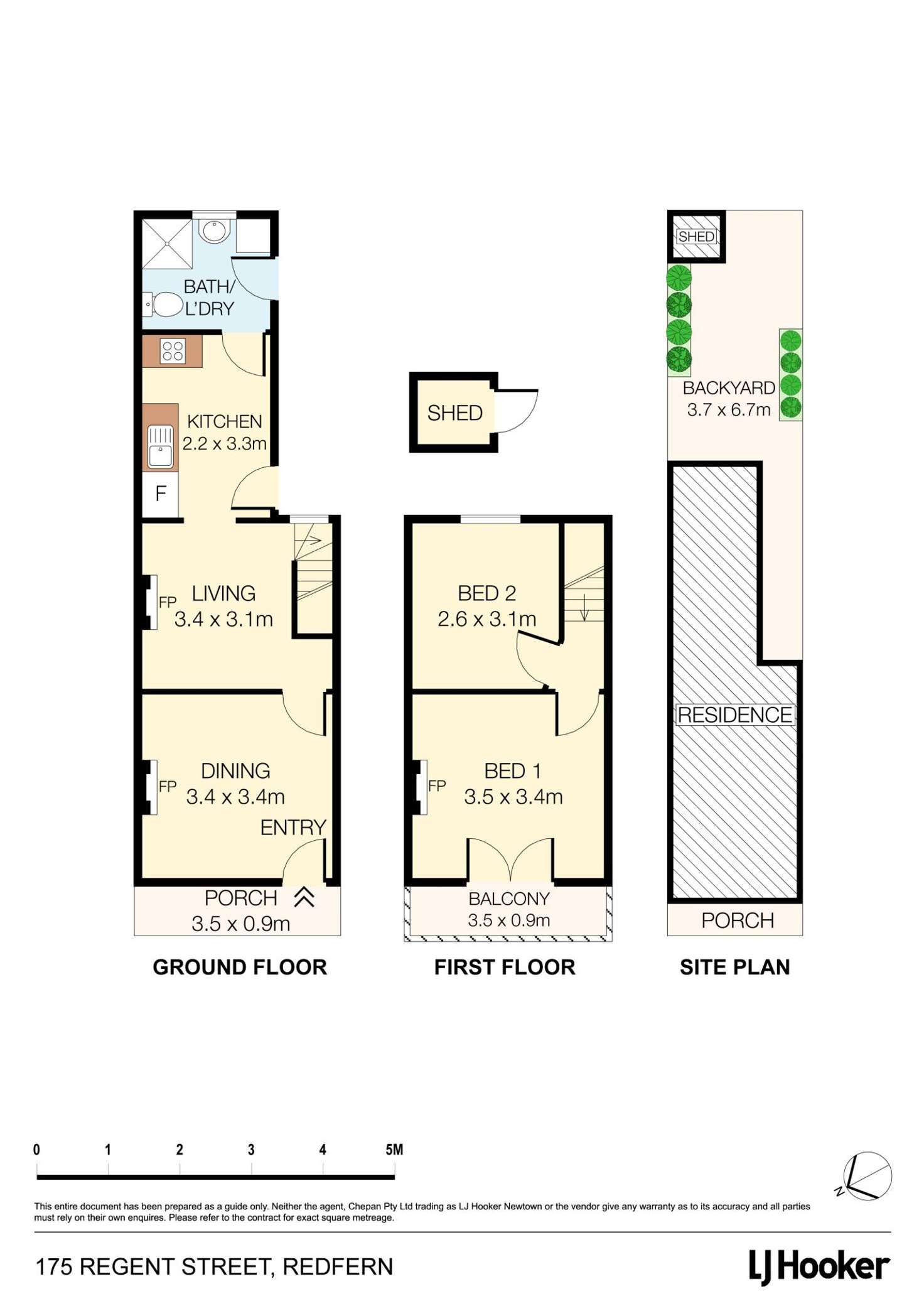 Floorplan of Homely house listing, 175 Regent Street, Redfern NSW 2016