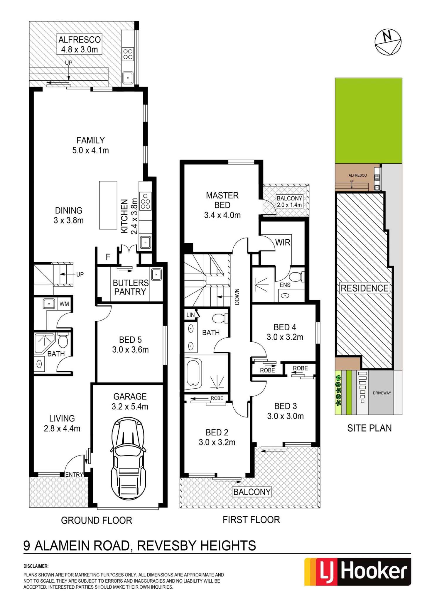 Floorplan of Homely house listing, 9a Alamein Road, Revesby Heights NSW 2212