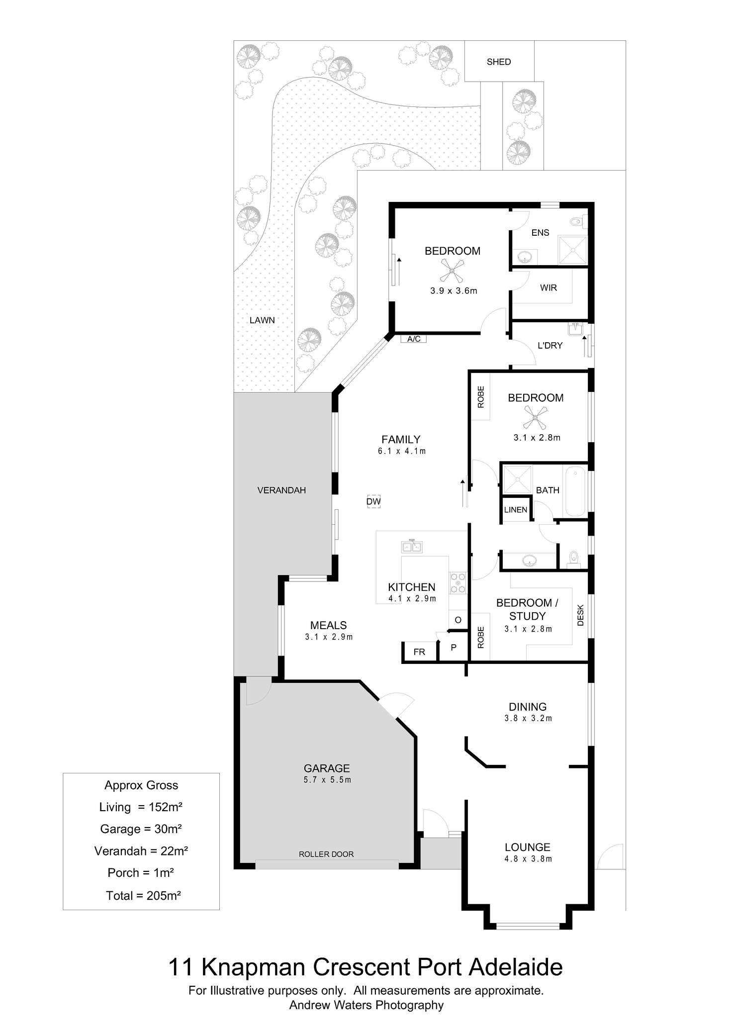 Floorplan of Homely house listing, 11 Knapman Crescent, Port Adelaide SA 5015