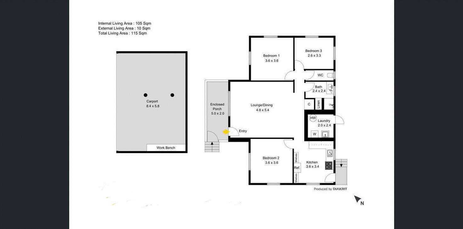 Floorplan of Homely house listing, 99 Lorikeet Street, Inala QLD 4077