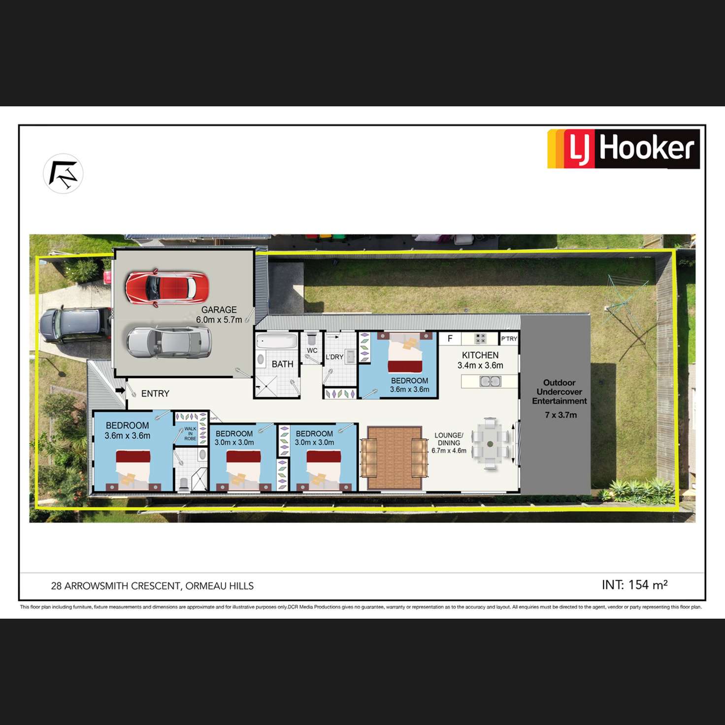 Floorplan of Homely house listing, 28 Arrowsmith Crescent, Ormeau Hills QLD 4208