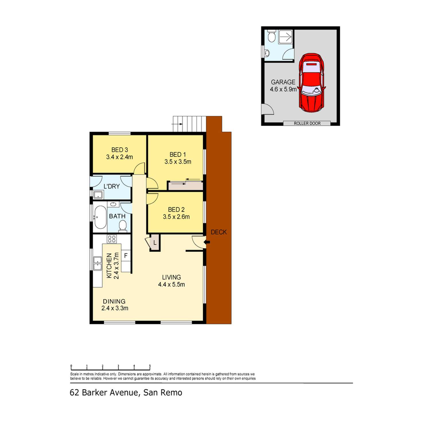 Floorplan of Homely house listing, 62 Barker Avenue, San Remo NSW 2262