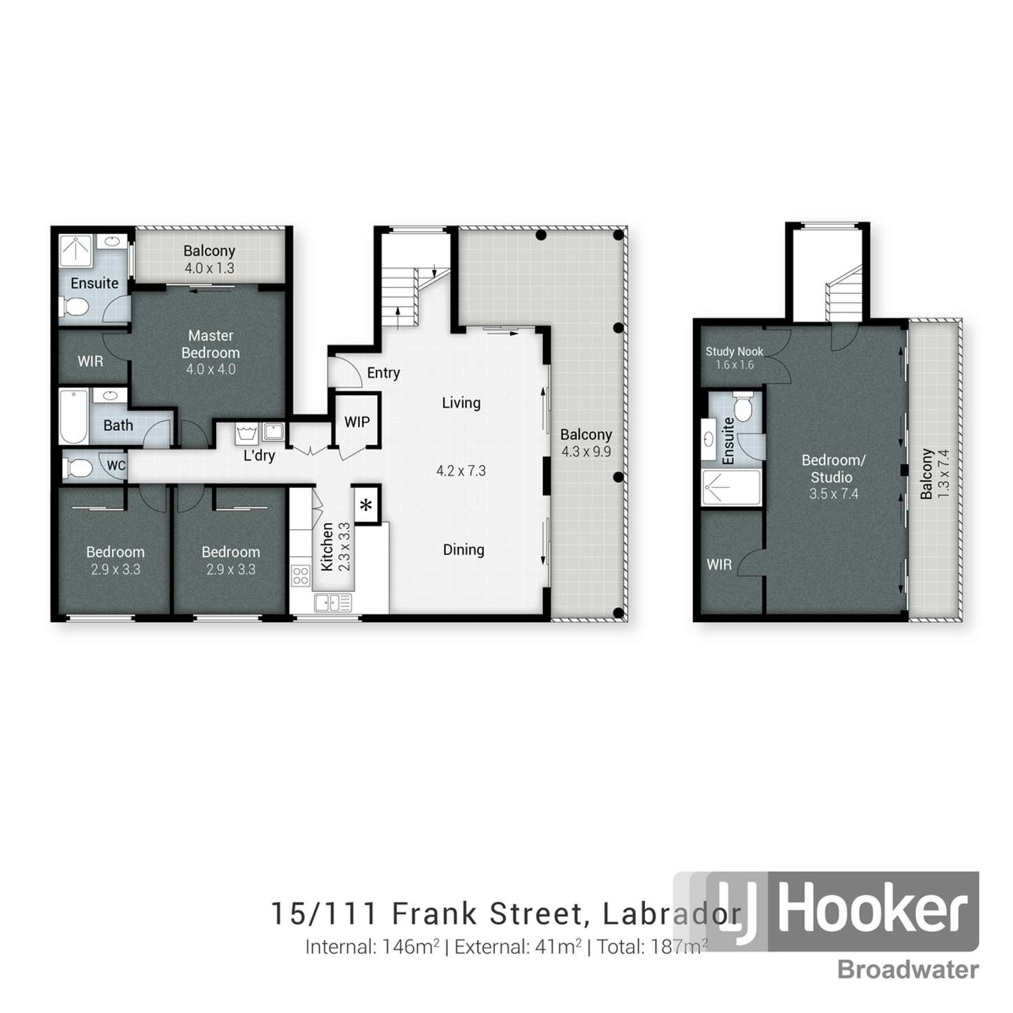 Floorplan of Homely unit listing, 15/111 Frank Street, Labrador QLD 4215