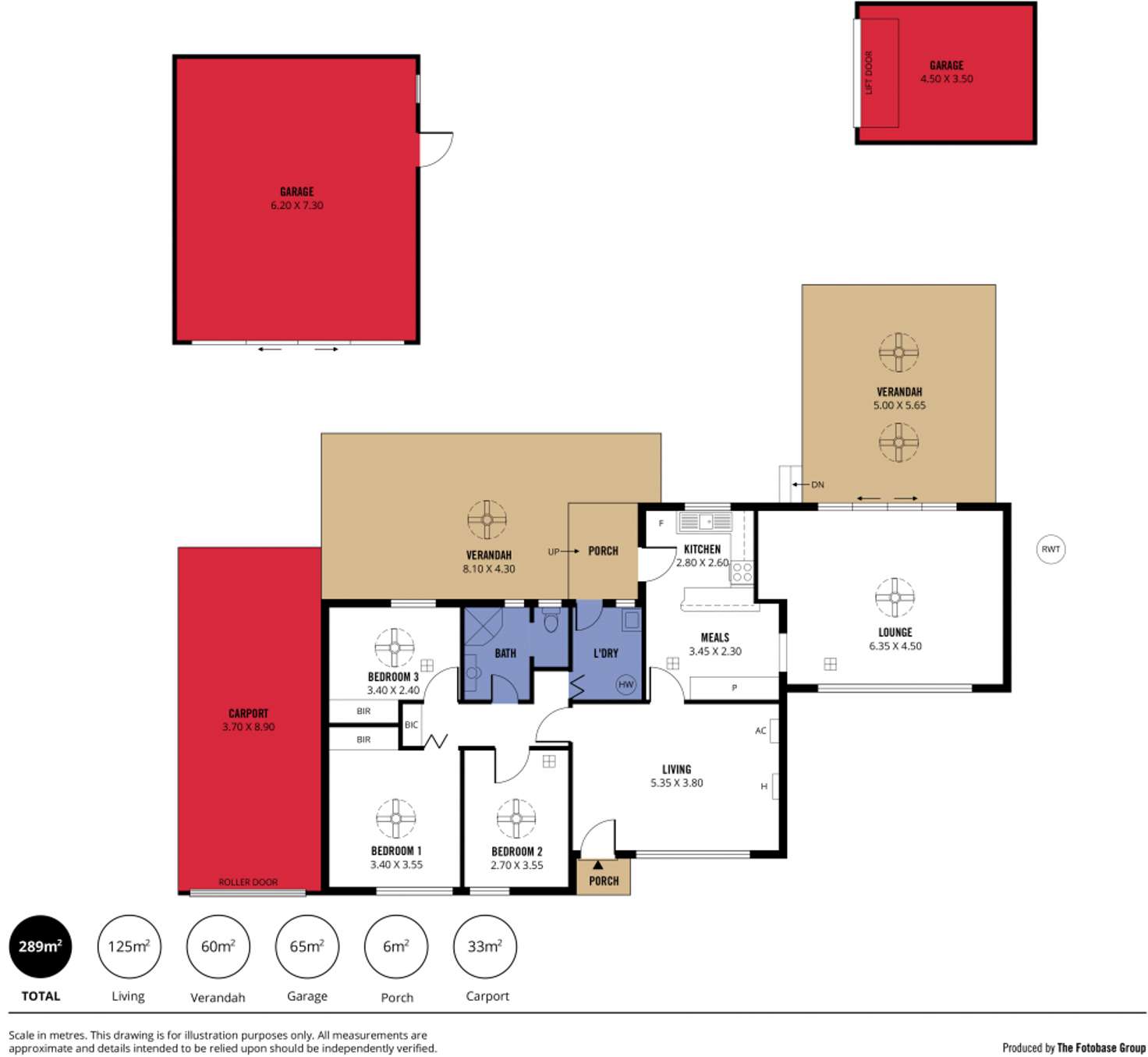 Floorplan of Homely house listing, 5 Godfrey Street, Christie Downs SA 5164