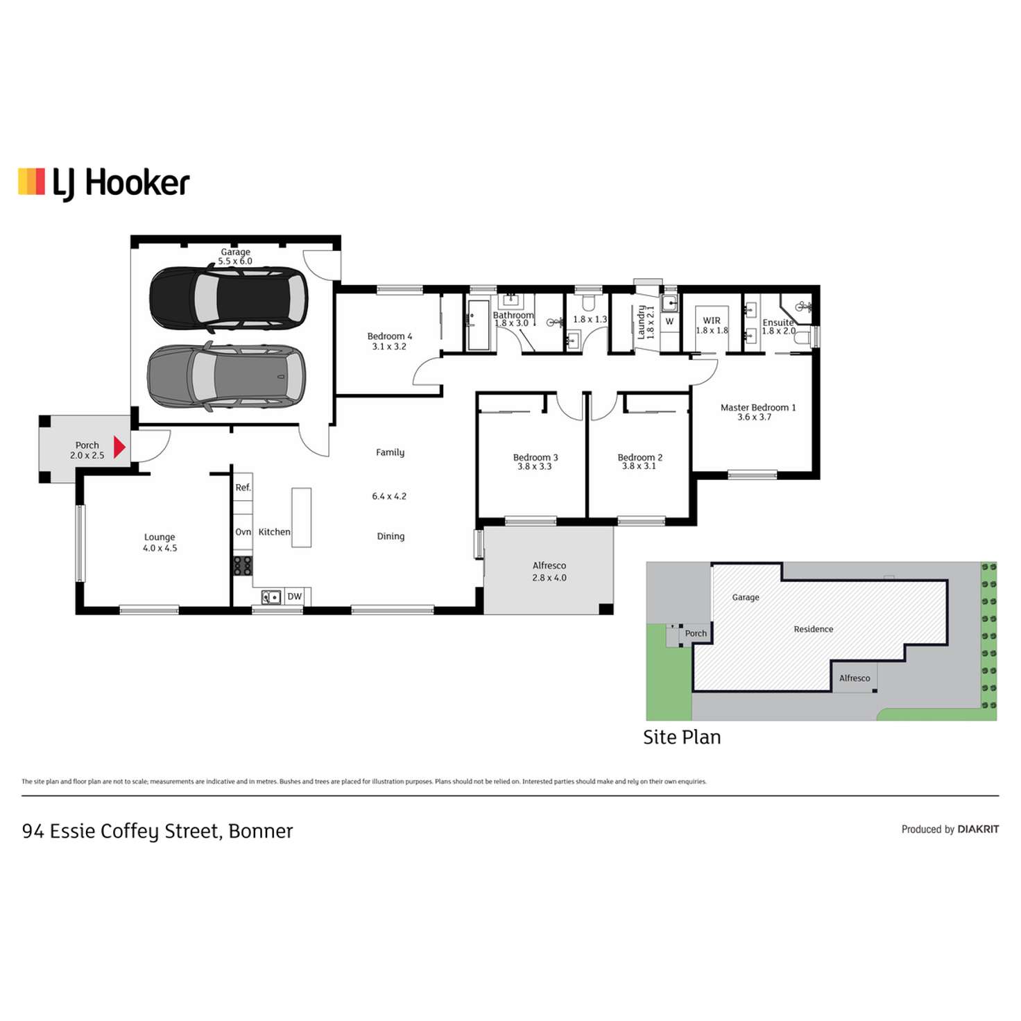 Floorplan of Homely house listing, 94 Essie Coffey Street, Bonner ACT 2914