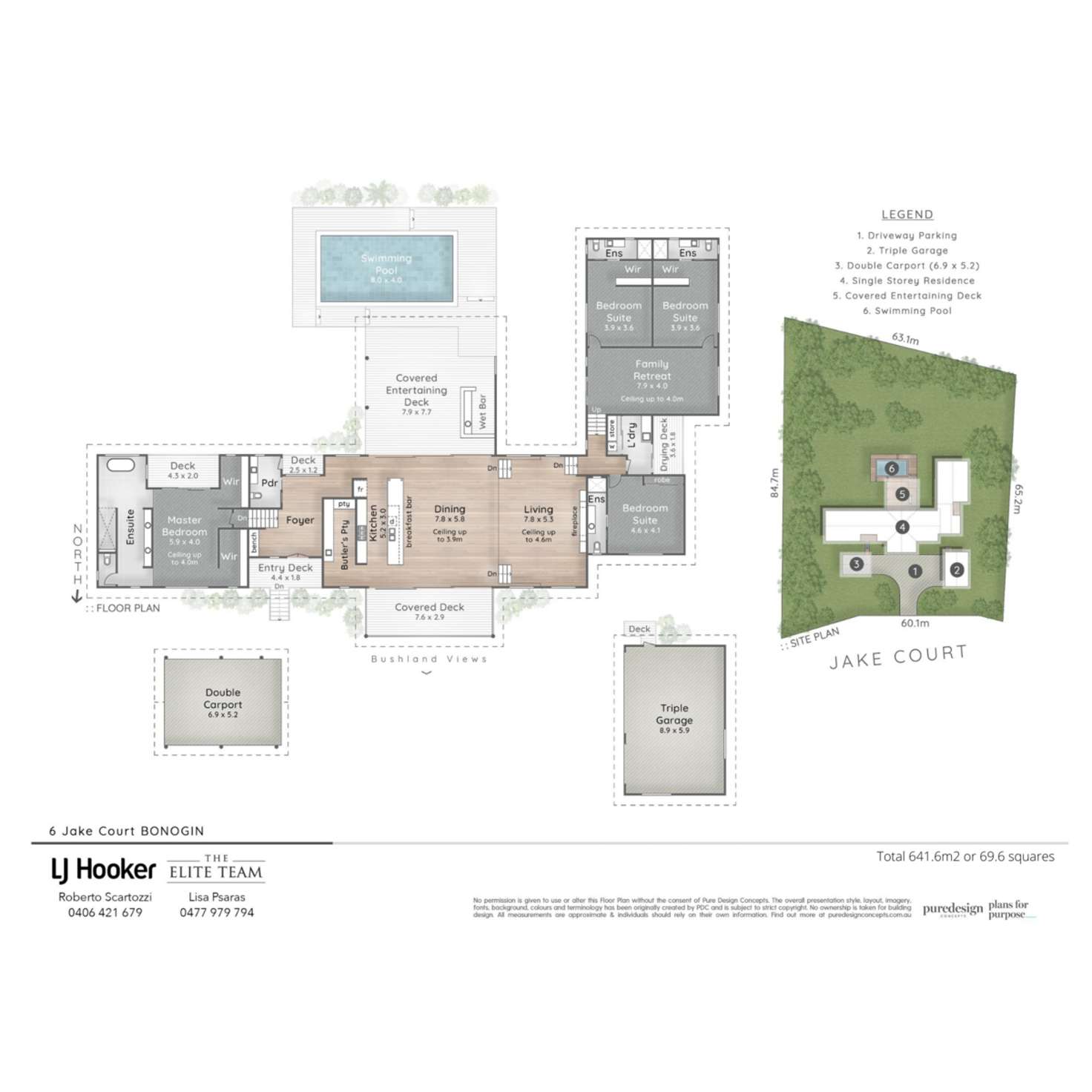 Floorplan of Homely house listing, 6 Jake Court, Bonogin QLD 4213