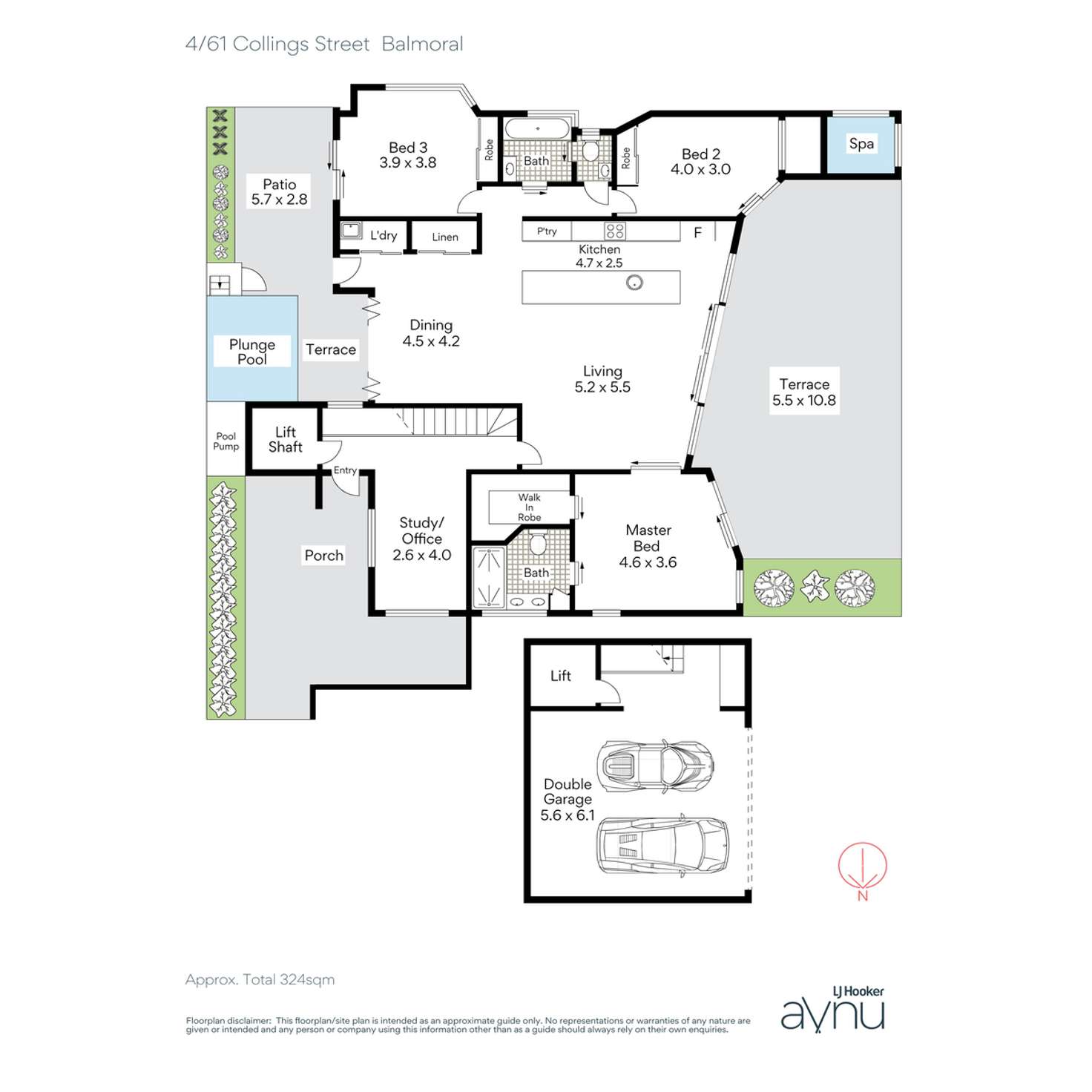 Floorplan of Homely apartment listing, 4/61 Collings Street, Balmoral QLD 4171