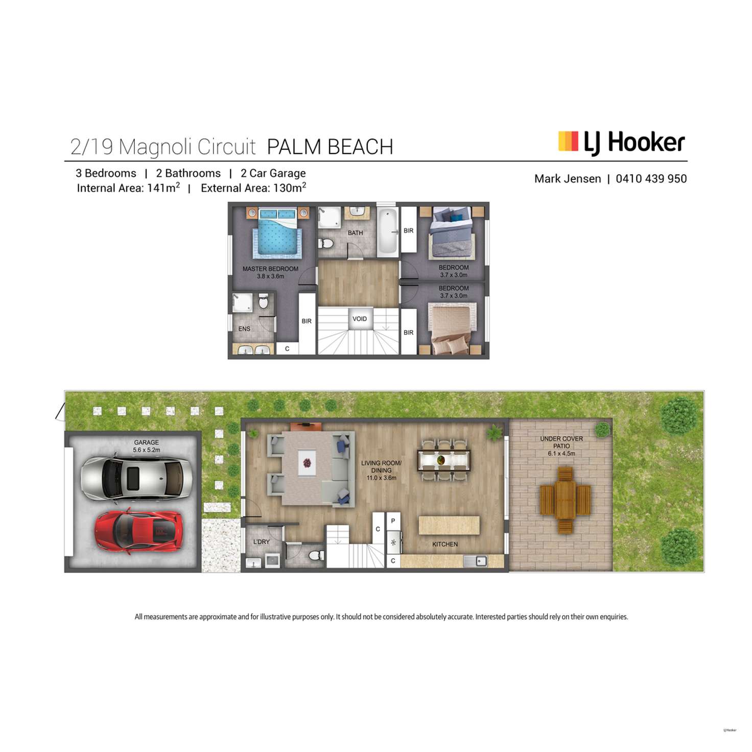 Floorplan of Homely townhouse listing, 2/19 Magnoli Circuit, Palm Beach QLD 4221