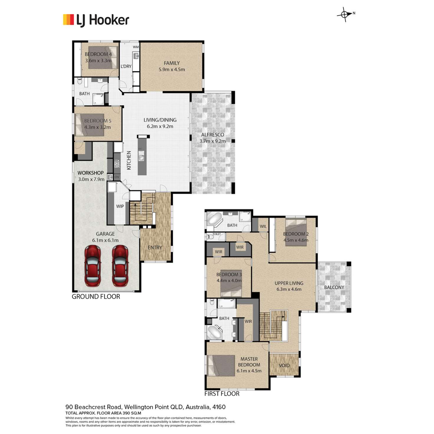Floorplan of Homely house listing, 90 Beachcrest Road, Wellington Point QLD 4160