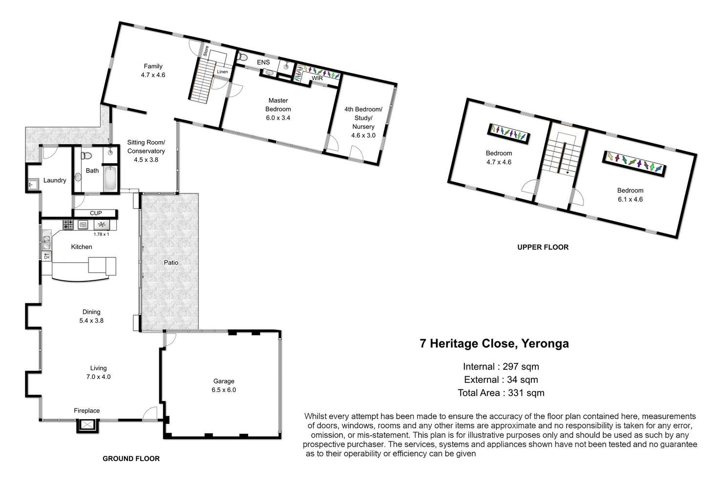 Floorplan of Homely house listing, 7 Heritage Close, Yeronga QLD 4104