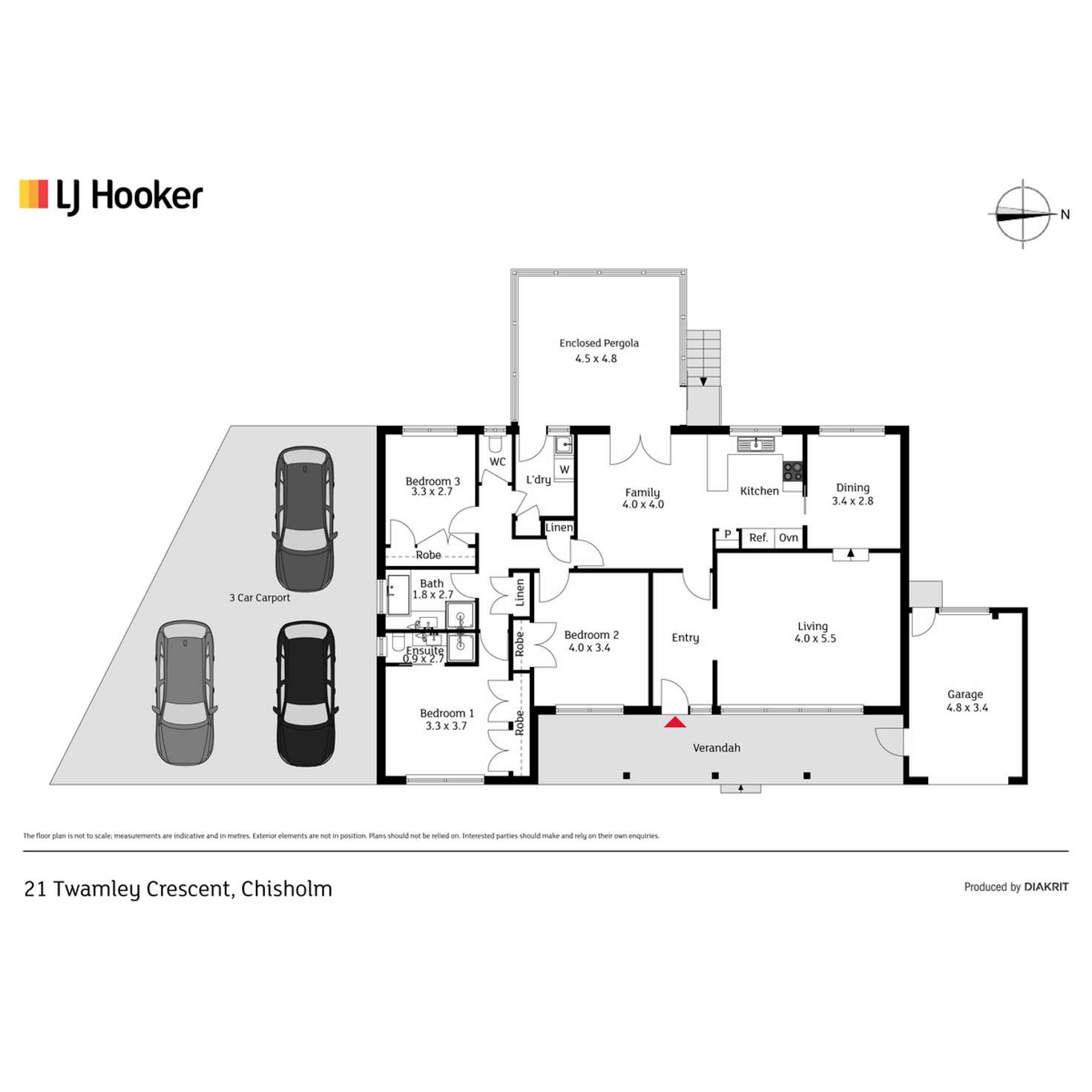 Floorplan of Homely house listing, 21 Twamley Crescent, Chisholm ACT 2905