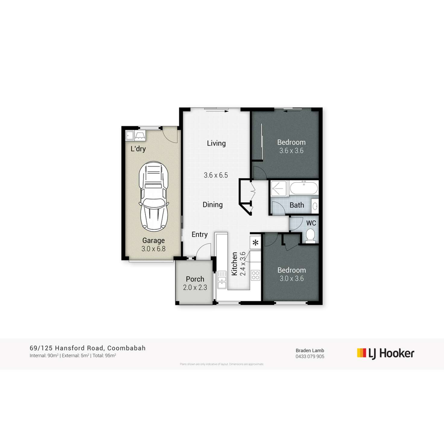 Floorplan of Homely unit listing, 69/125 Hansford Road, Coombabah QLD 4216