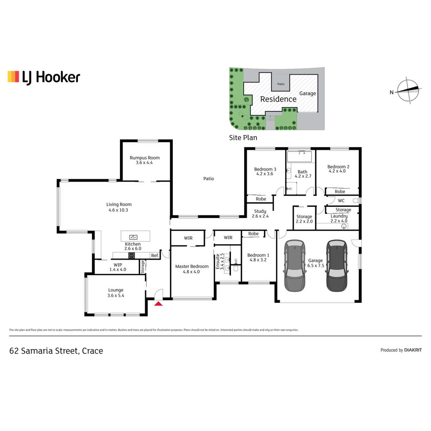 Floorplan of Homely house listing, 62 Samaria Street, Crace ACT 2911